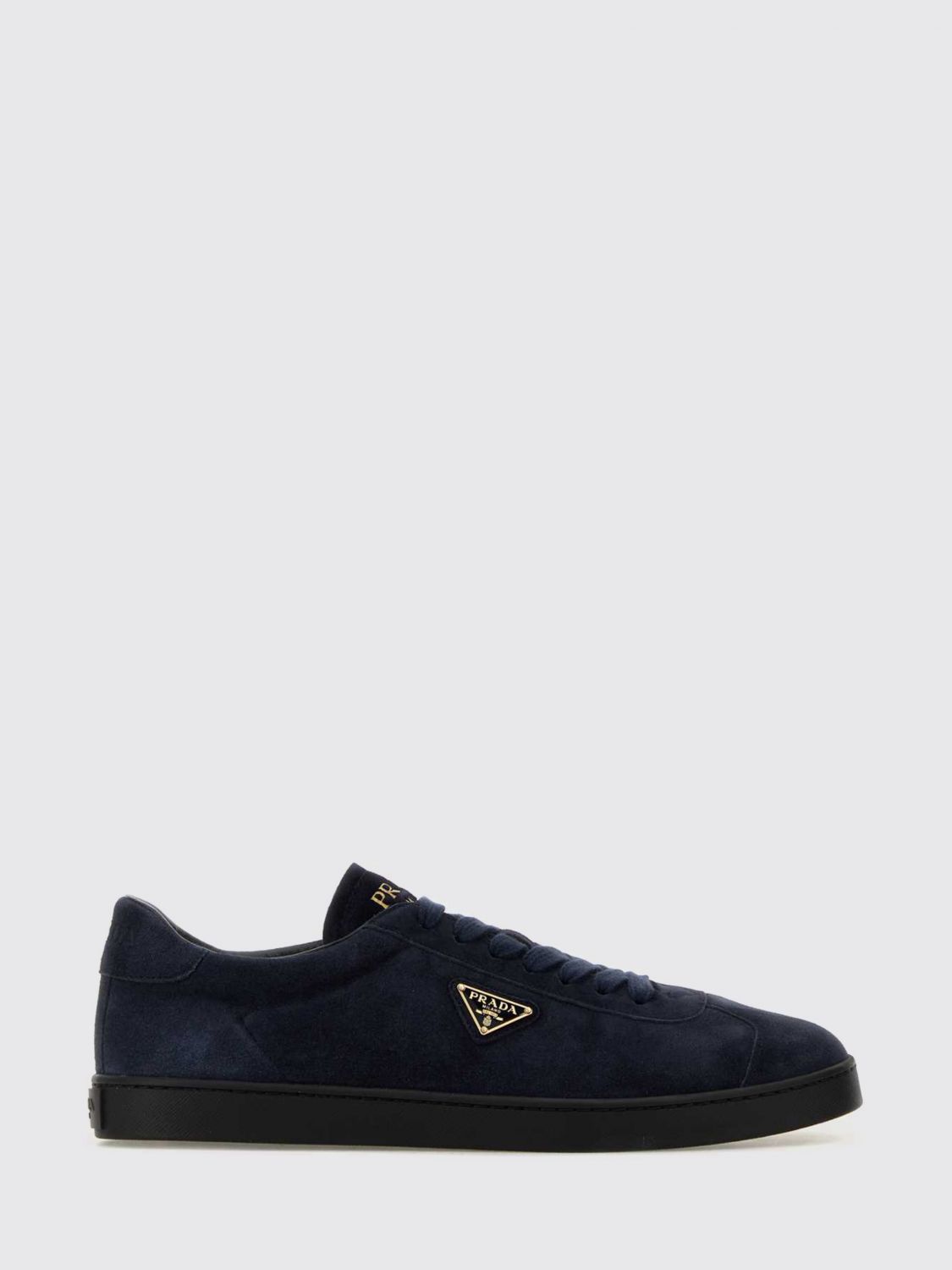 Prada Suede Sneakers In Blue