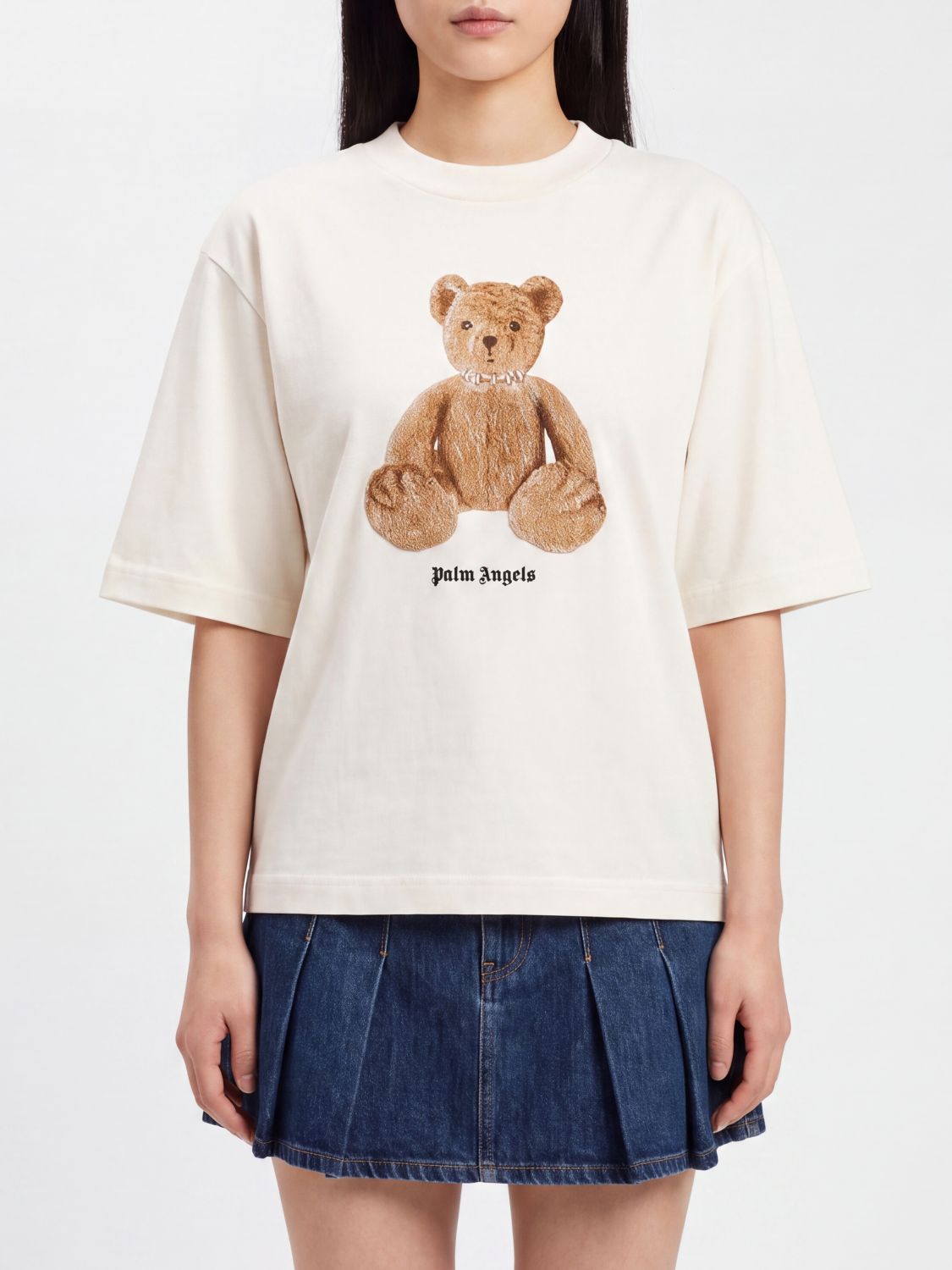 PALM ANGELS T-Shirt Woman color White