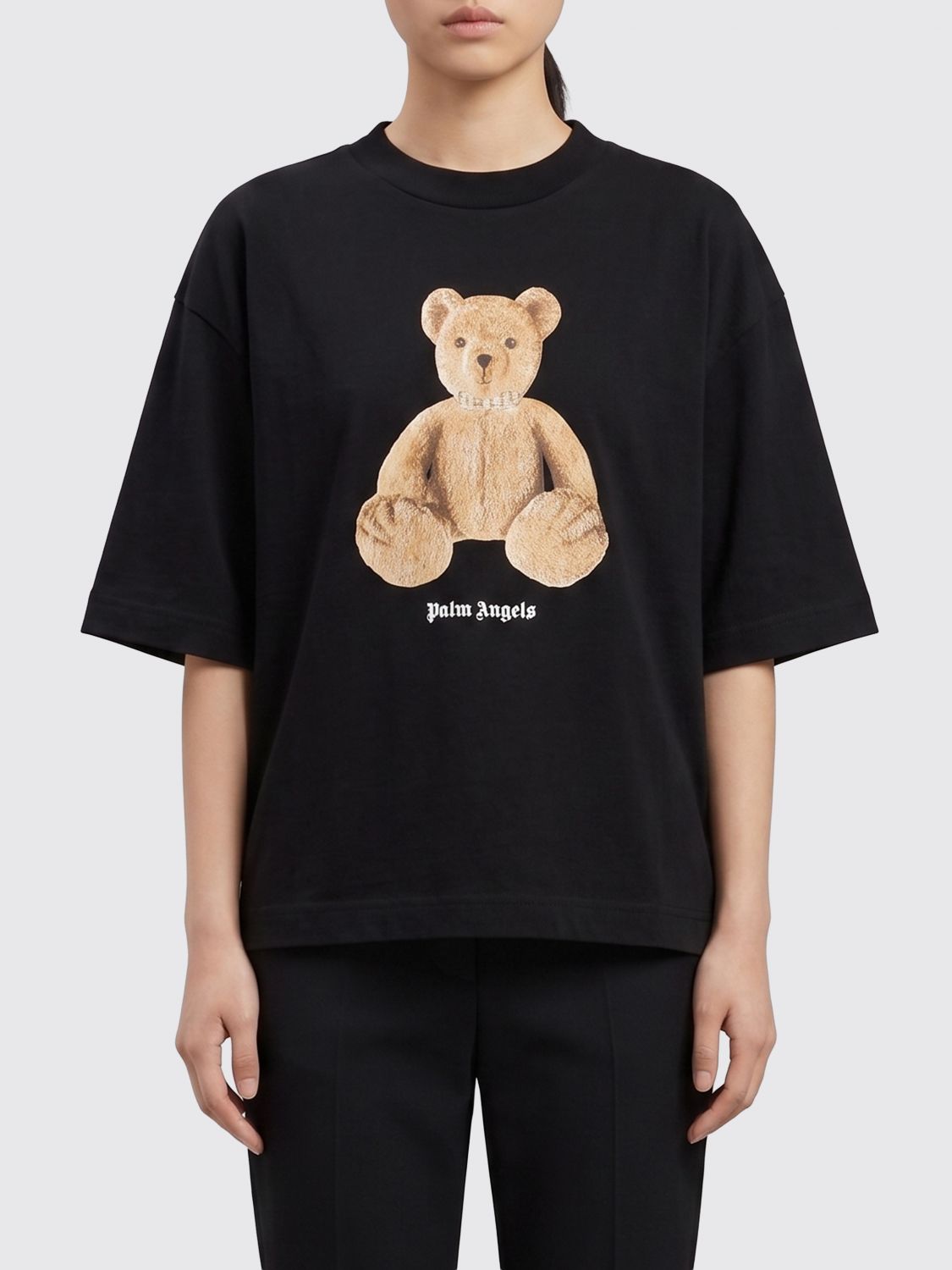 PALM ANGELS T-Shirt Woman color Black