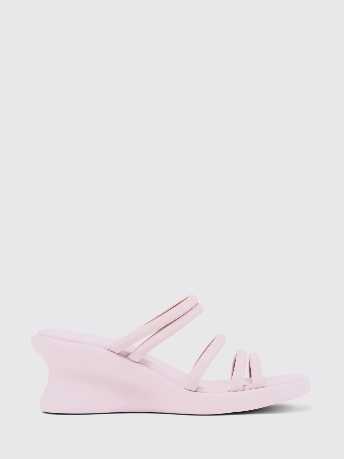 CAMPER Louise Leder Keilsandale