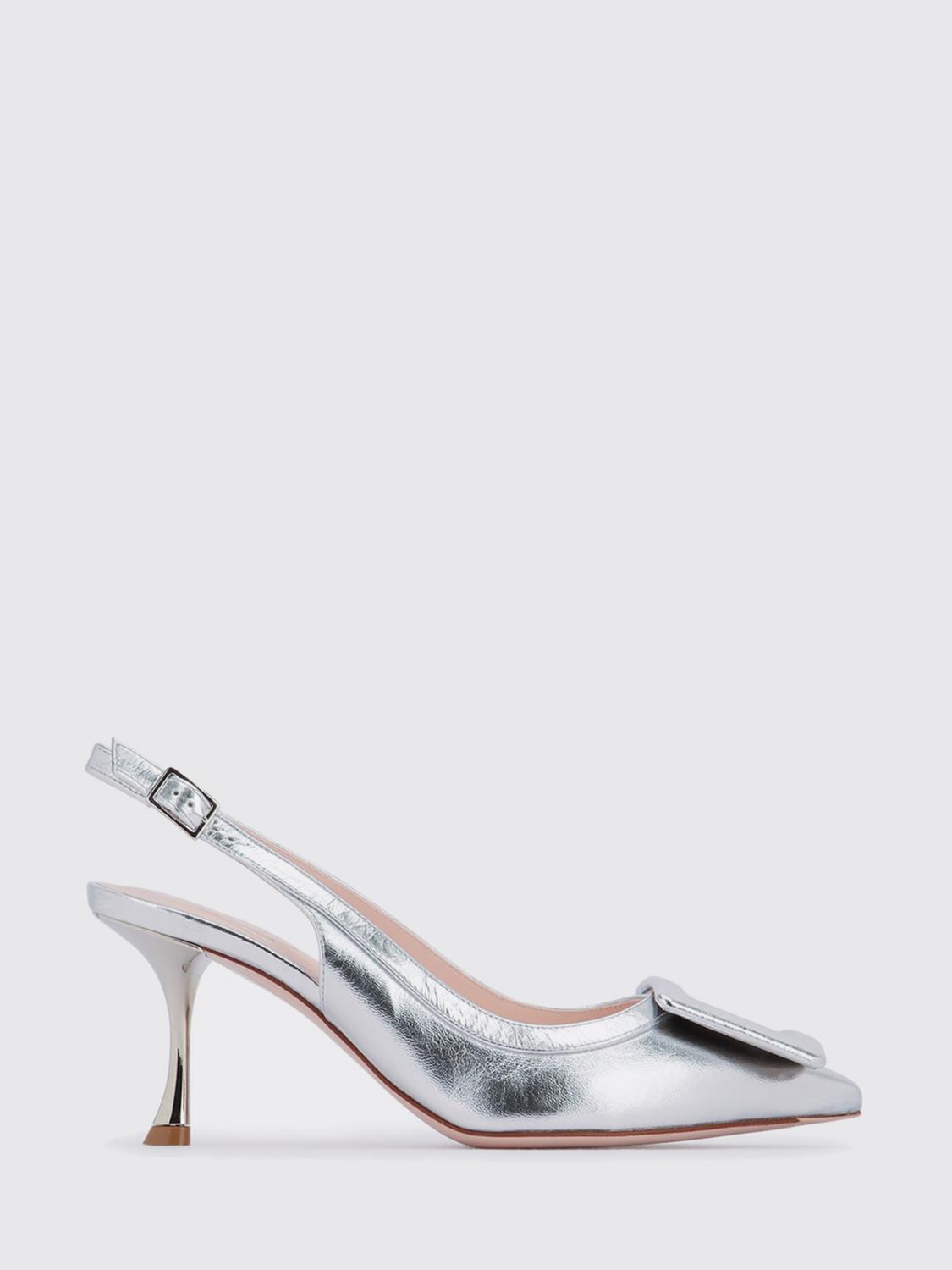 ROGER VIVIER Viv’ In The City Laminated Leather Slingback