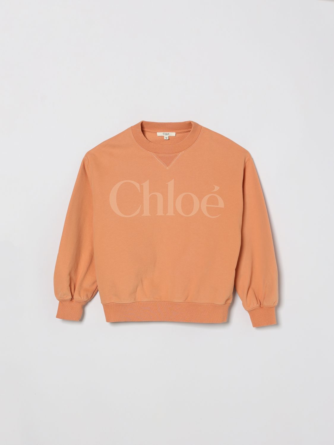 CHLOÉ Baumwoll-Sweatshirt mit Logo