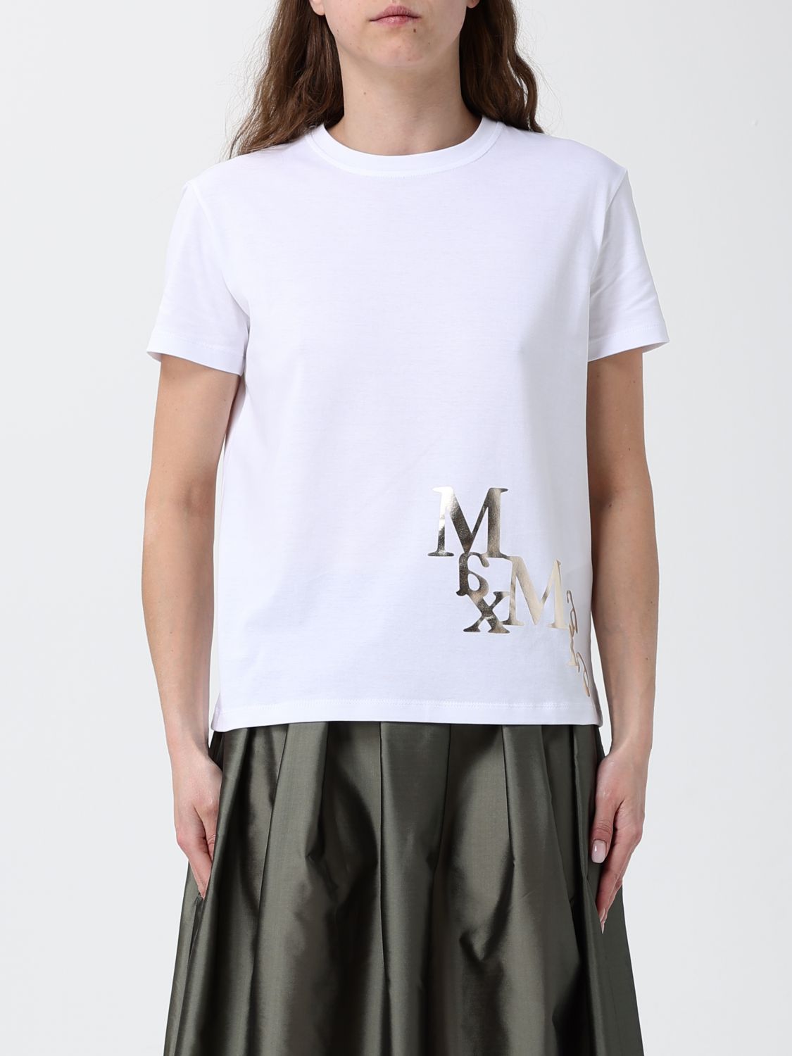 's Max Mara Smmedile Cotton Jersey T-shirt In White