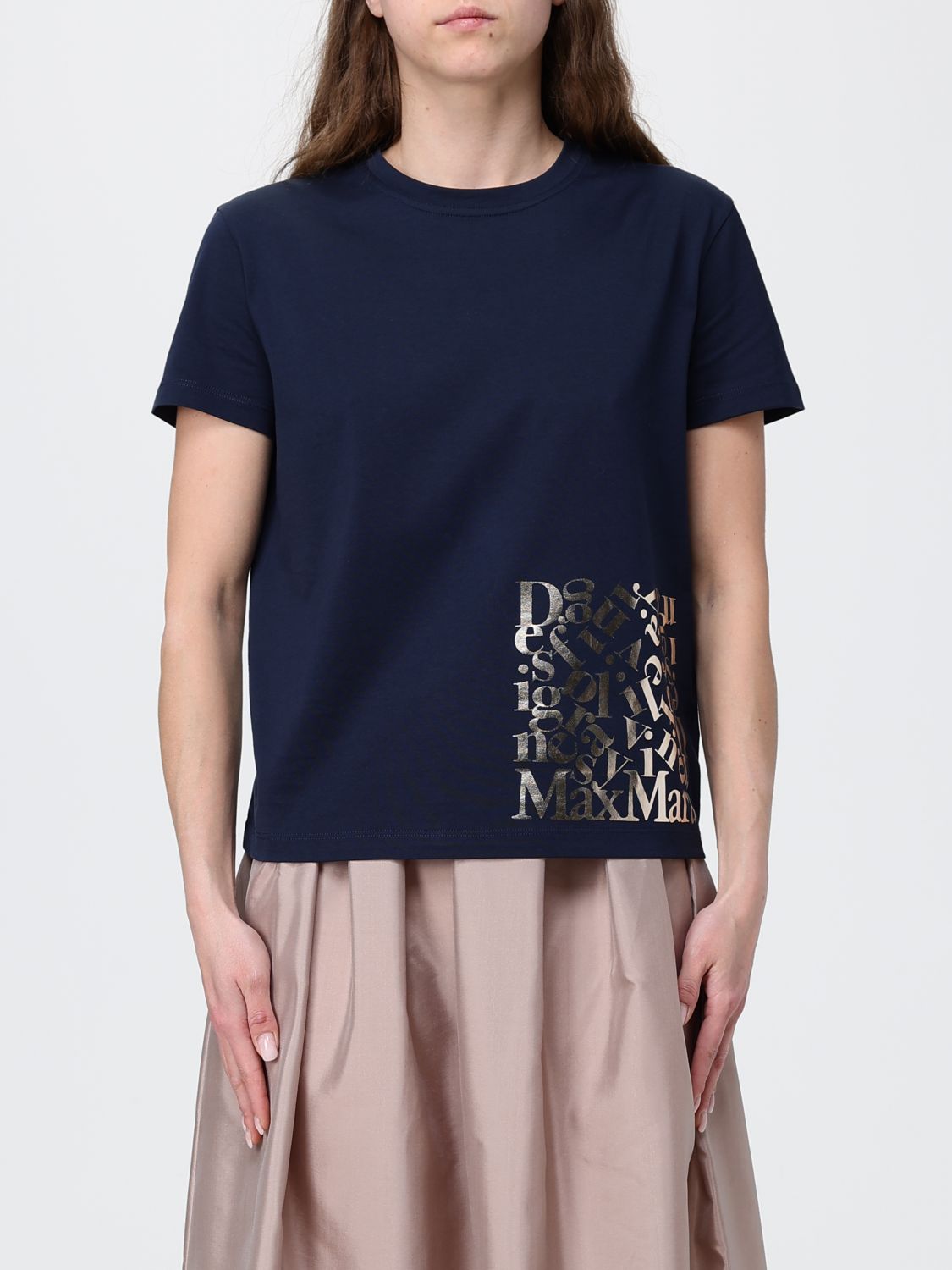 'S Max Mara Smmedile Cotton Jersey T-Shirt　'S マックスマーラ スメディル コットン ジャージ T シャツ 'S