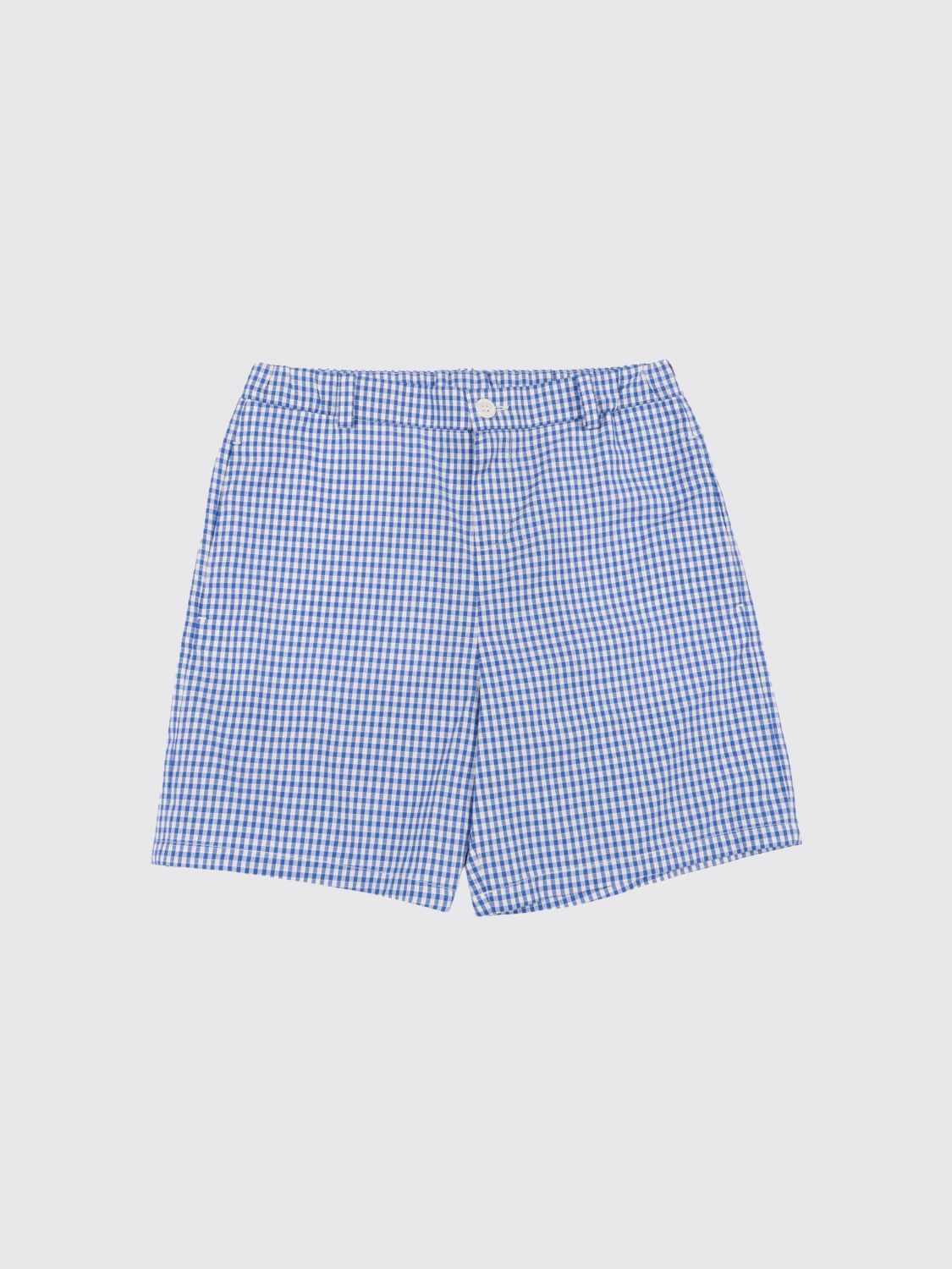 GUCCI Pantaloncini in cotone con stampa check