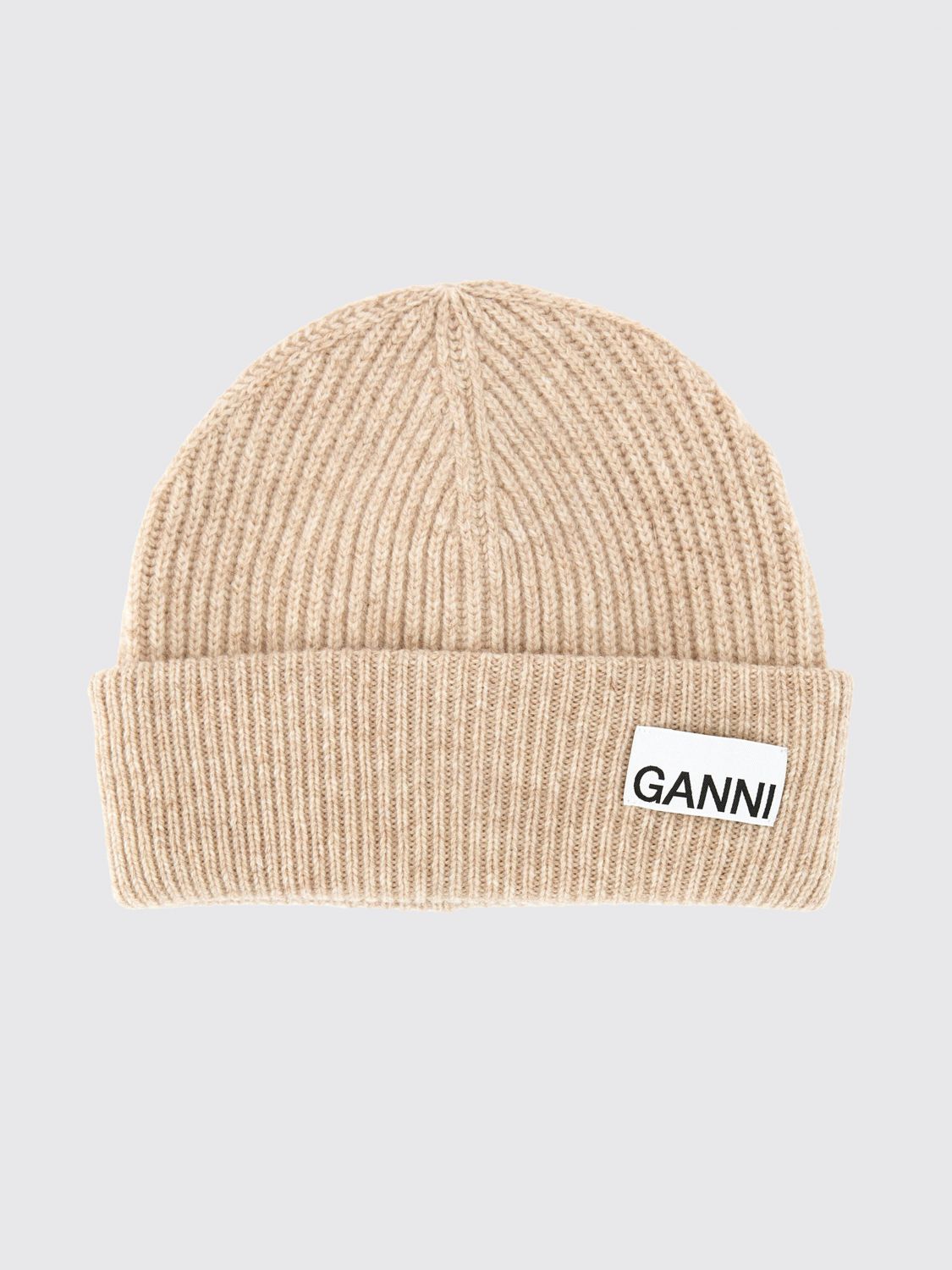 GANNI Hut Damen Farbe Beige