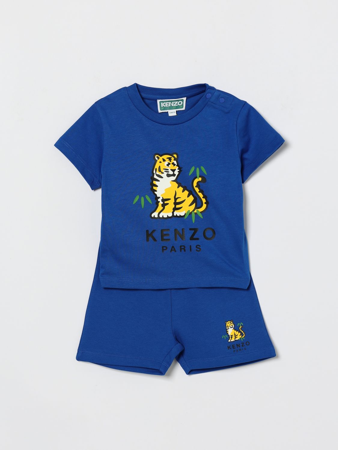 Kenzo Kids Cotton Set with Tiger Print　ケンゾー キッズ コットン セット タイガー プリント Kenzo