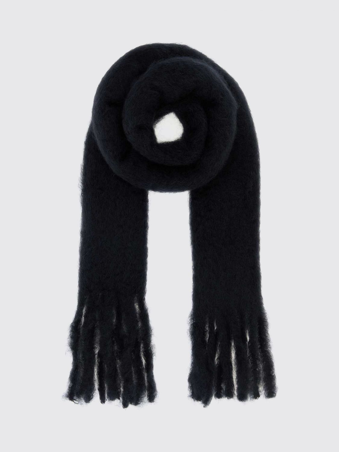 LOEWE LOEWE Scarf Men color Black　ロエベ スカーフ メンズ カラー ブラック