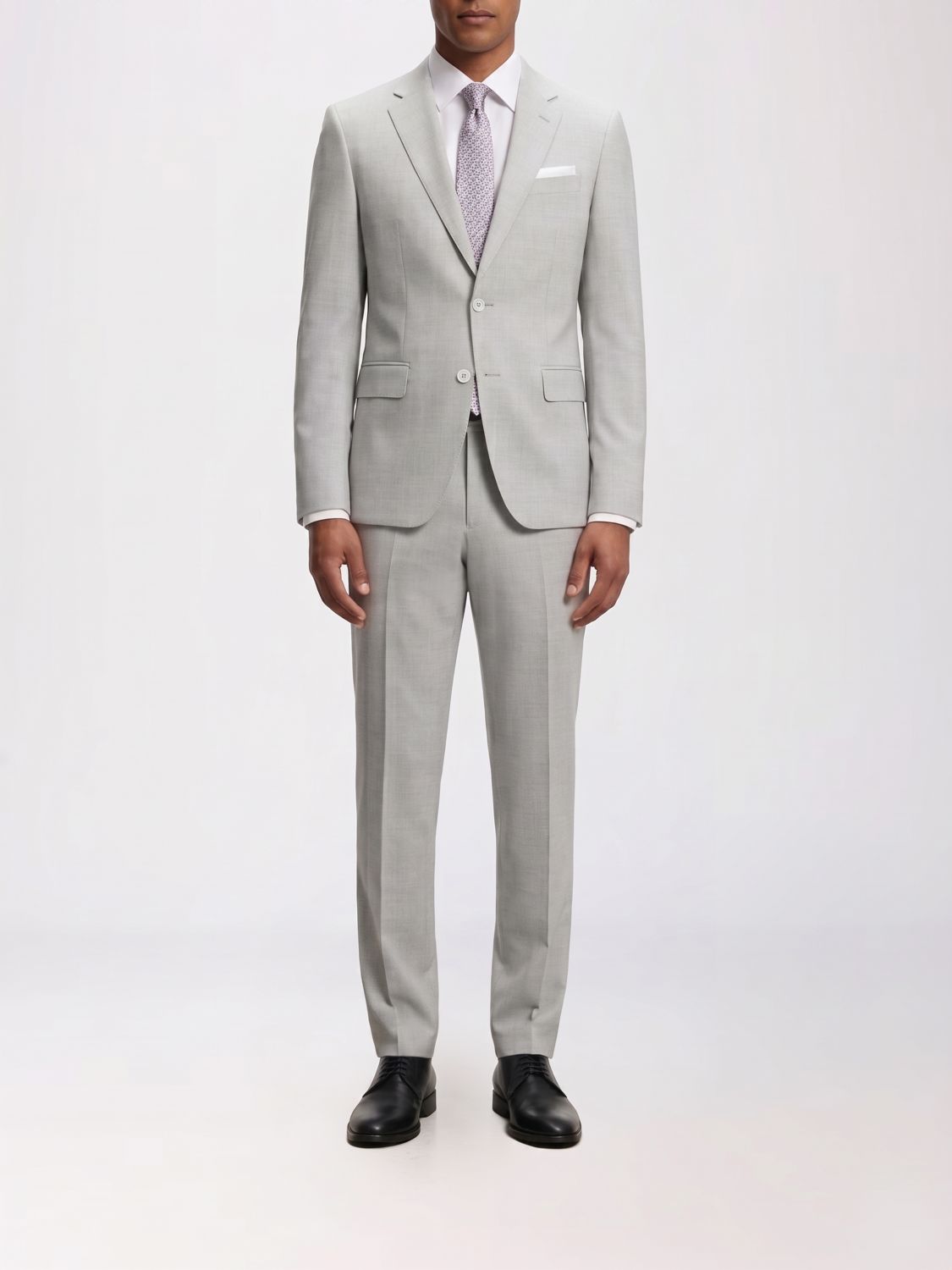 BOSS Single Breasted Suit in Virgin Wool Blend