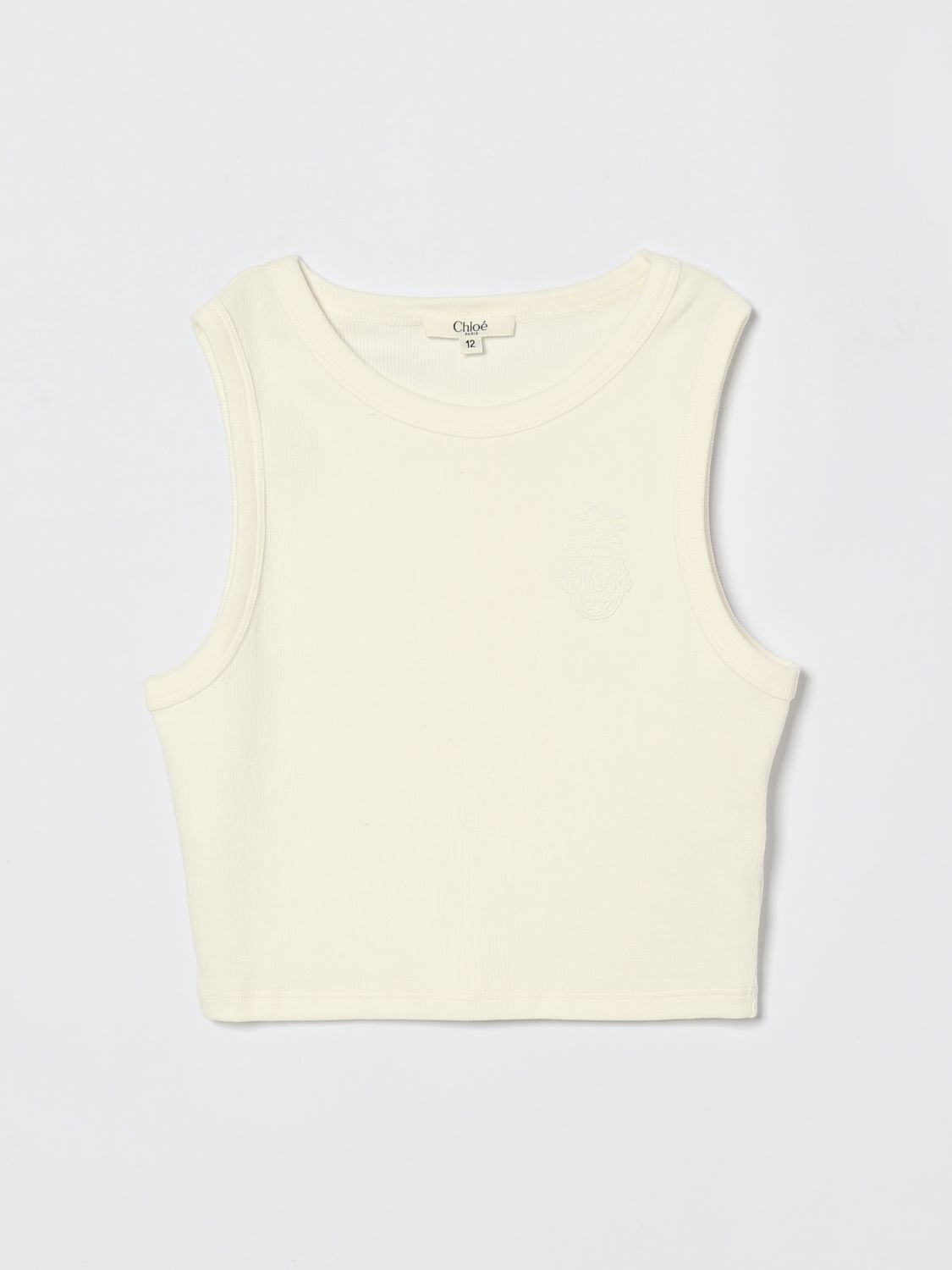 CHLOÉ Basic-Tanktop aus Baumwolle
