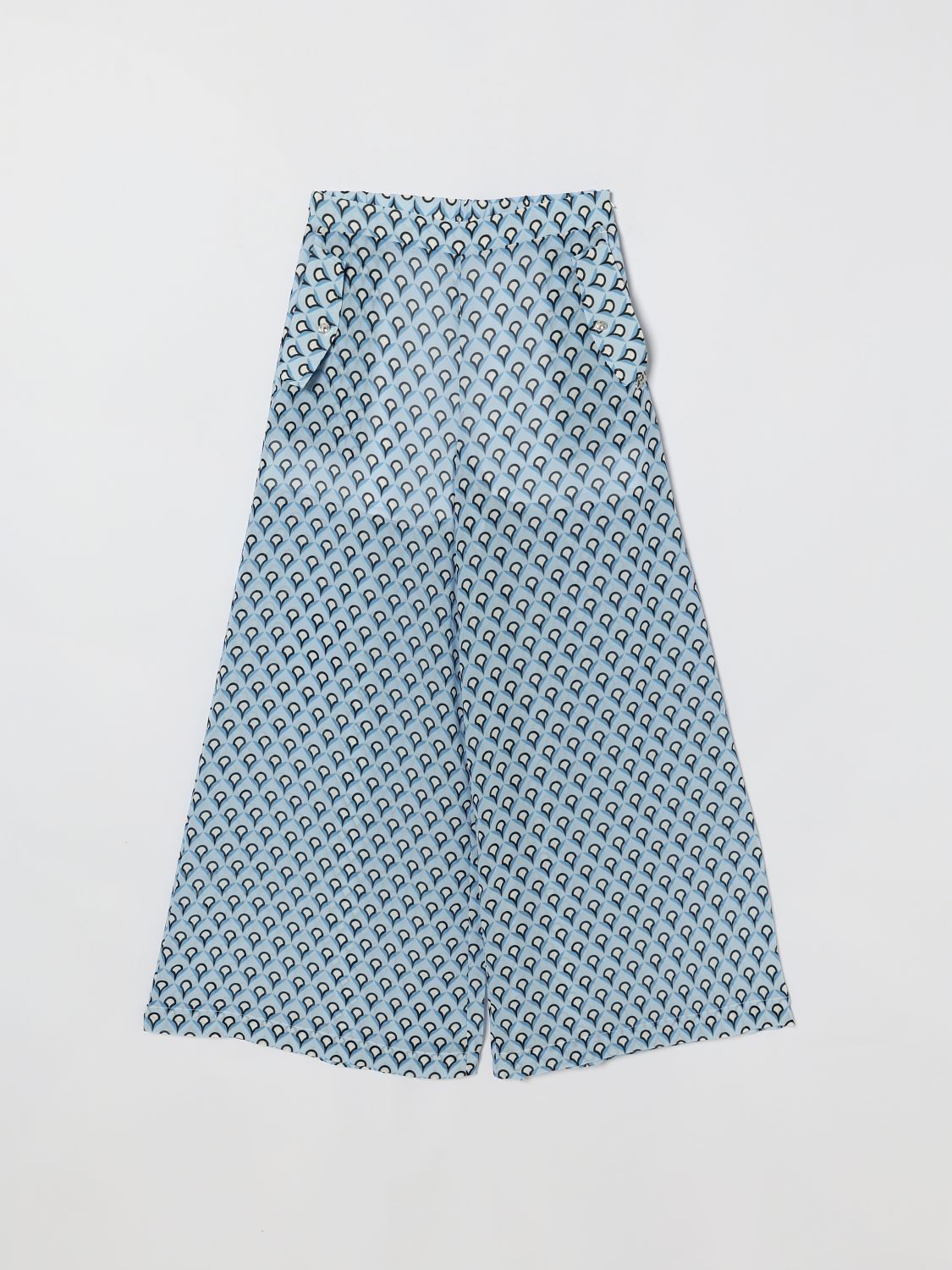 LIU JO Palazzo-Hose aus bedrucktem Crêpe