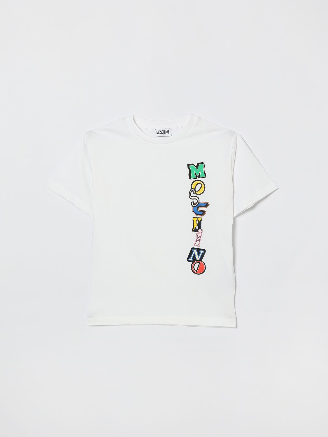 MOSCHINO Baumwoll-T-Shirt mit Logo