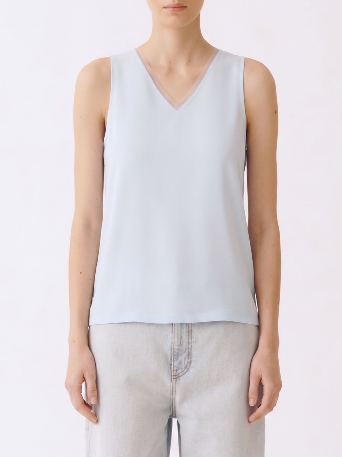 FABIANA FILIPPI Basic-Top aus Seidenmischung