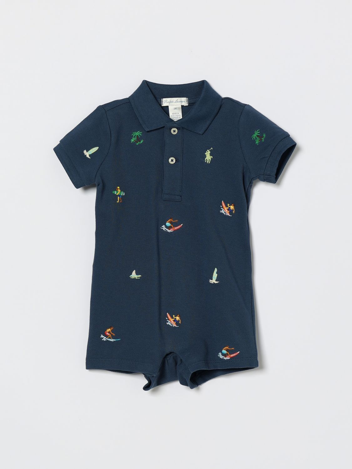 POLO RALPH LAUREN Baumwoll-Overall mit Stickerei