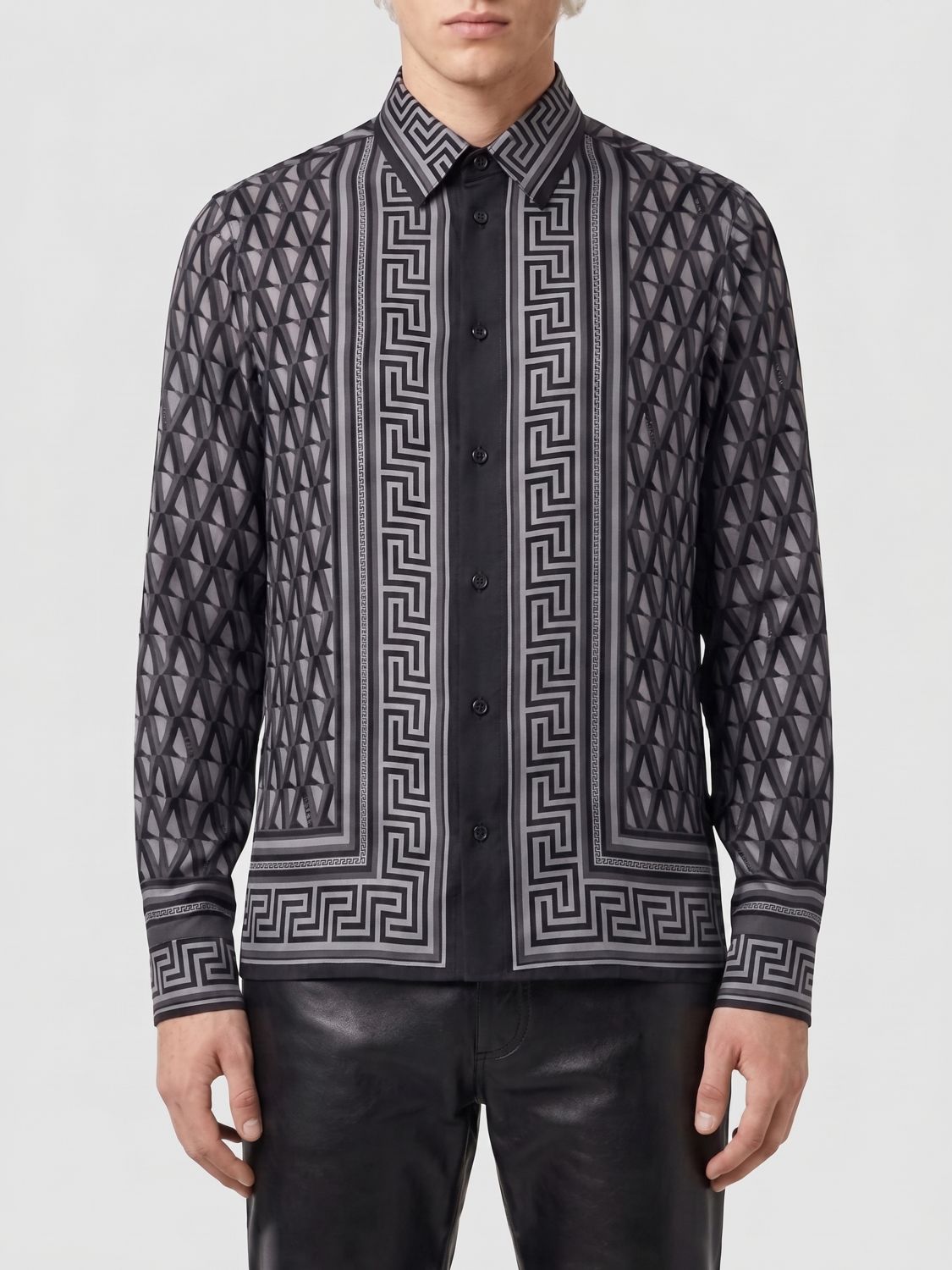 VERSACE Printed Silk Shirt