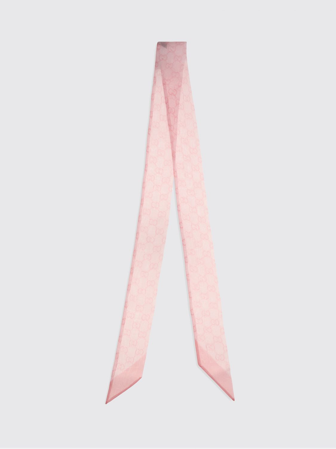 GUCCI Bandeau in seta con motivo GG