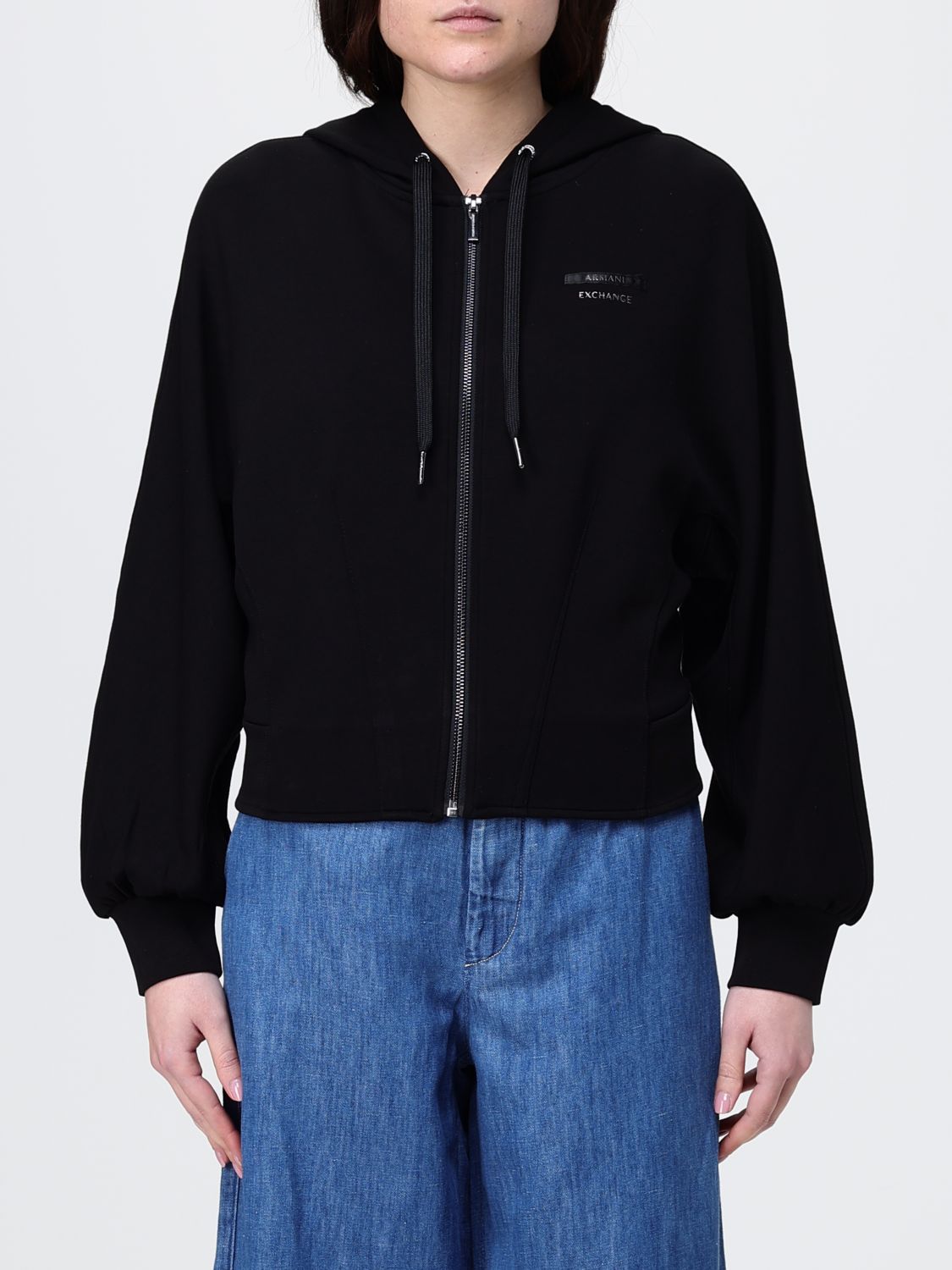ARMANI EXCHANGE Kapuzen-Sweatshirt aus Baumwolle