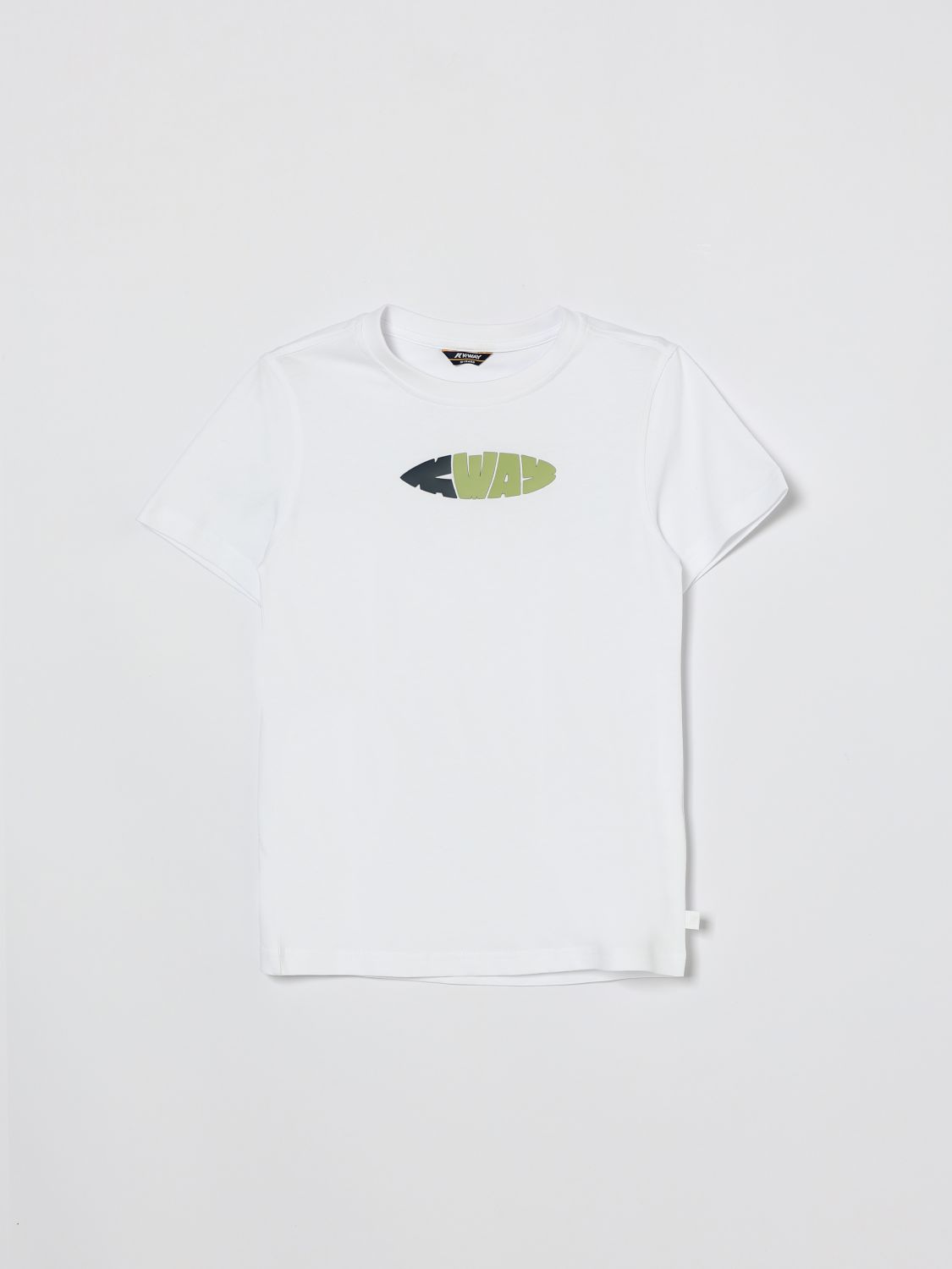 K-WAY Baumwoll T-Shirt mit Logo