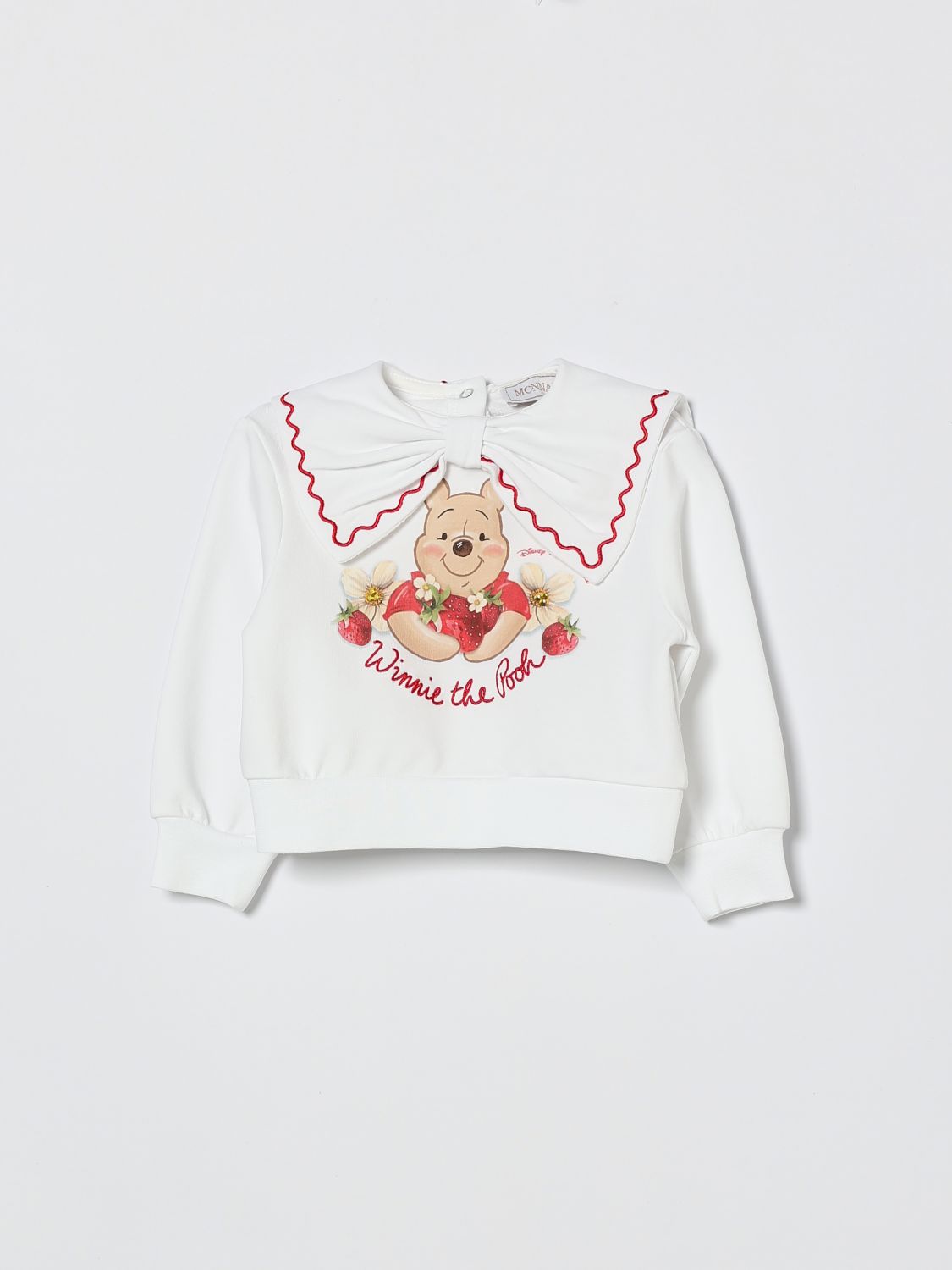 MONNALISA Bedrucktes Baumwoll Rundhals-Sweatshirt