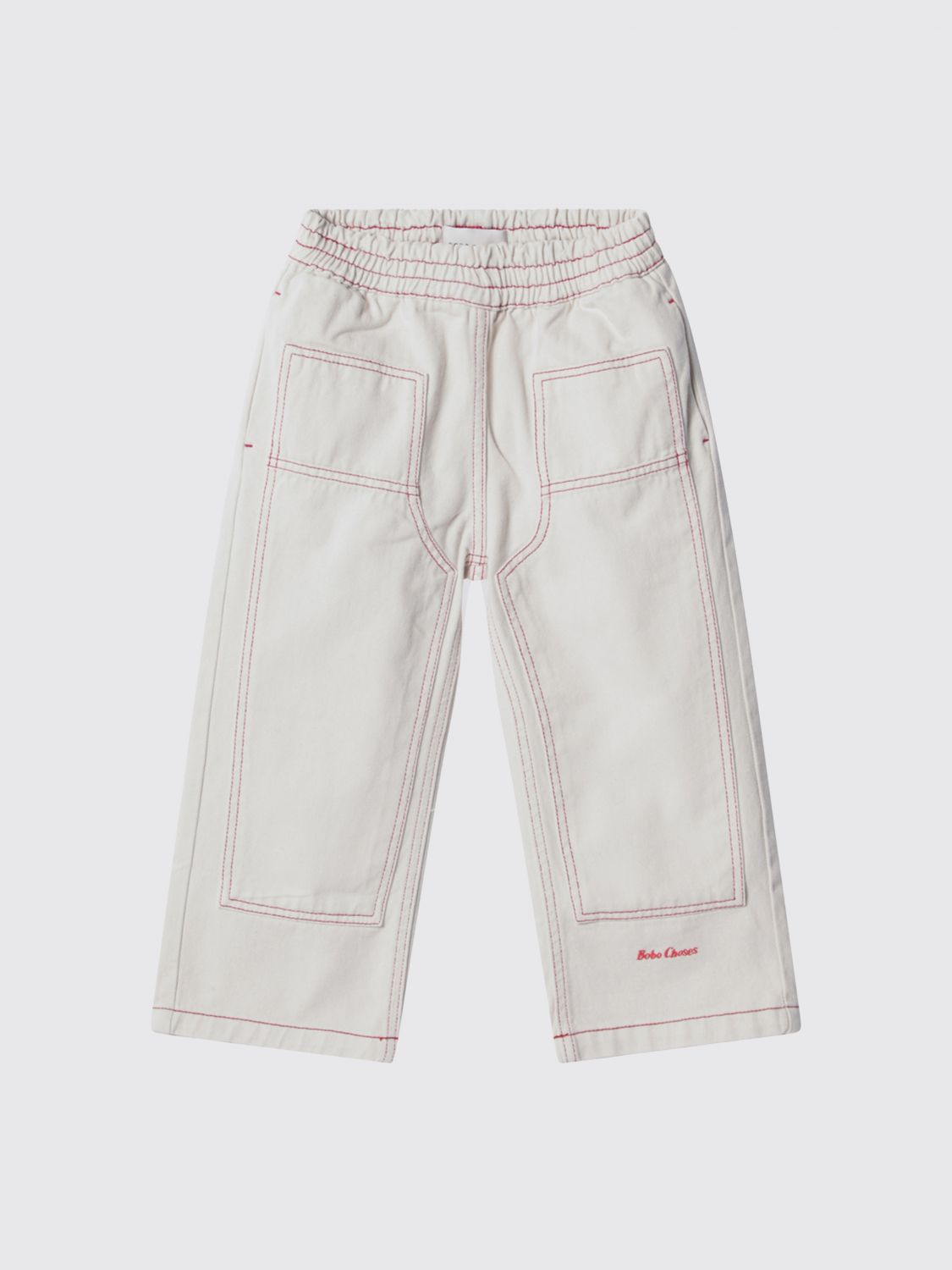 BOBO CHOSES Pantaloni Bambino colore Bianco