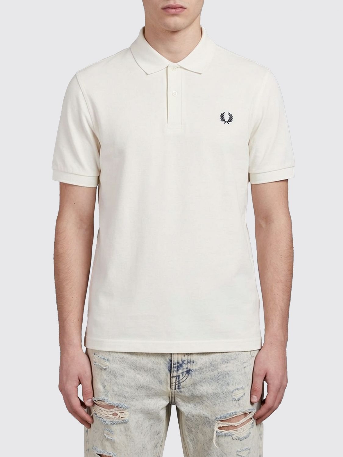 FRED PERRY Baumwoll-Poloshirt mit Logo