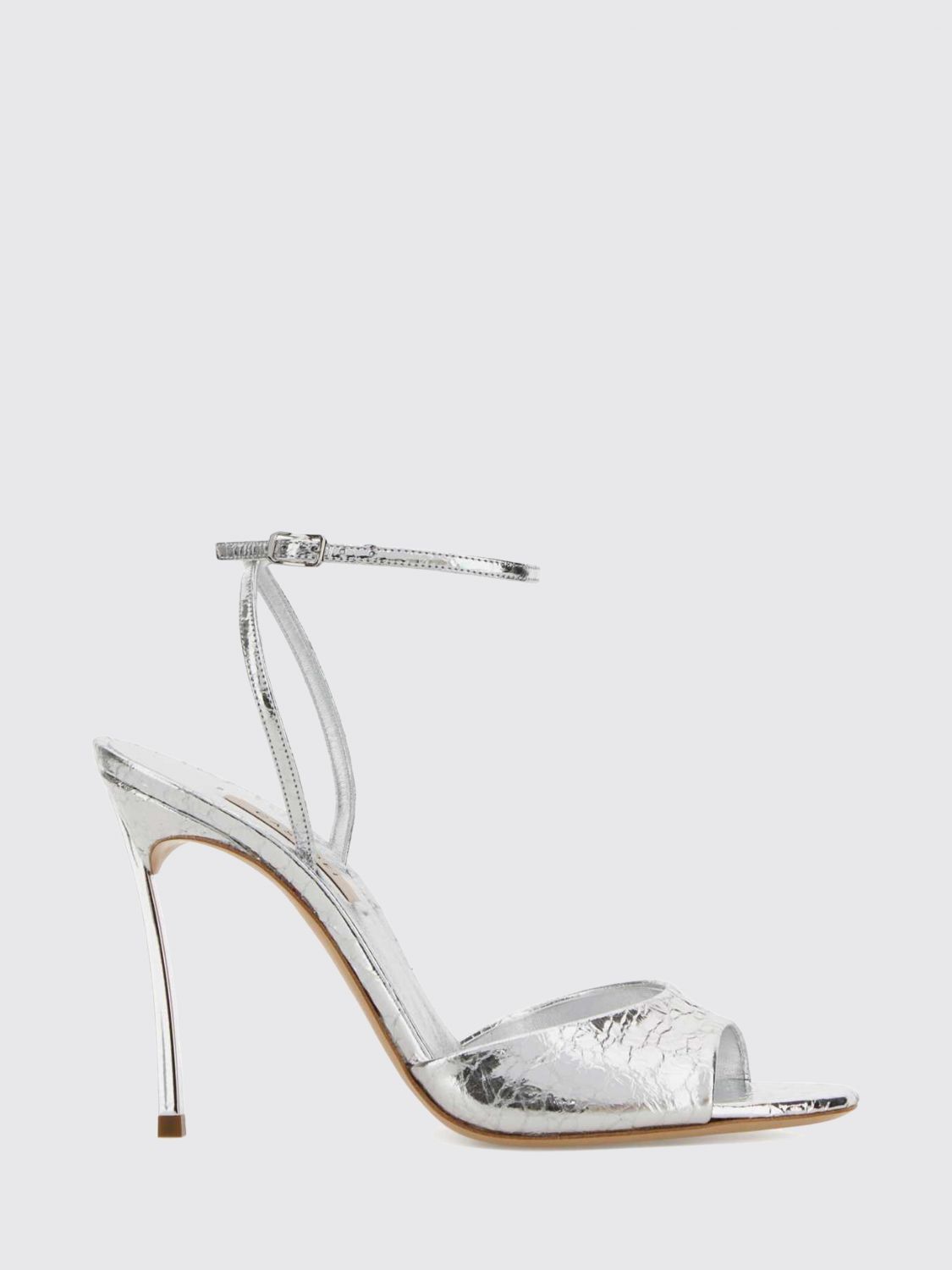 CASADEI Sandali Con Tacco Donna colore Argento