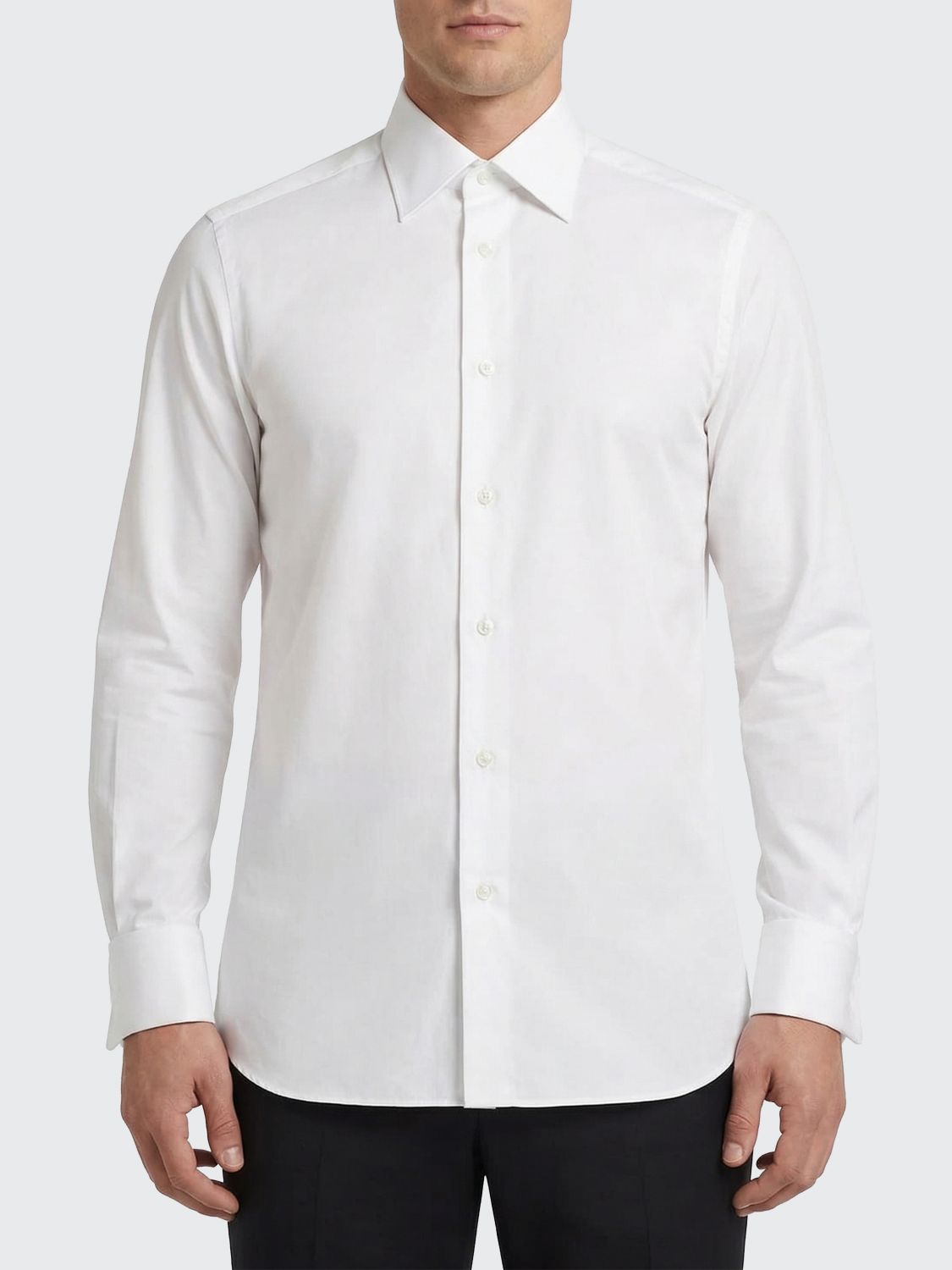 ZEGNA Klassisches Baumwollhemd