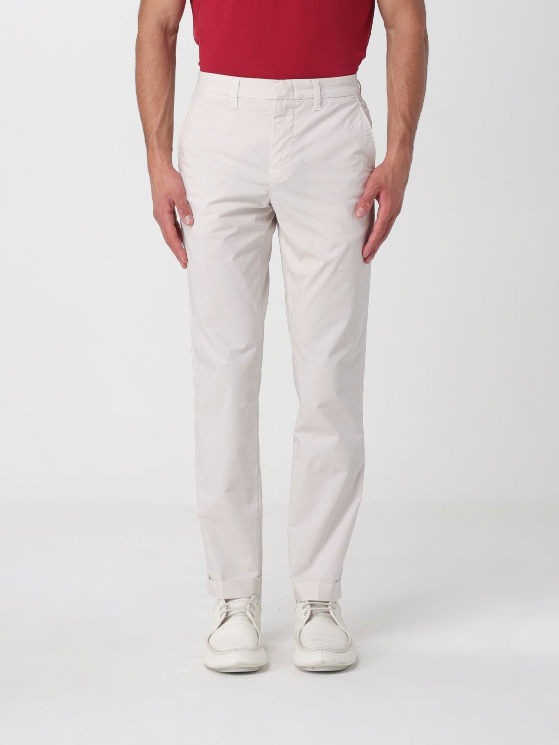 FAY Pantaloni chino slim fit in cotone stretch