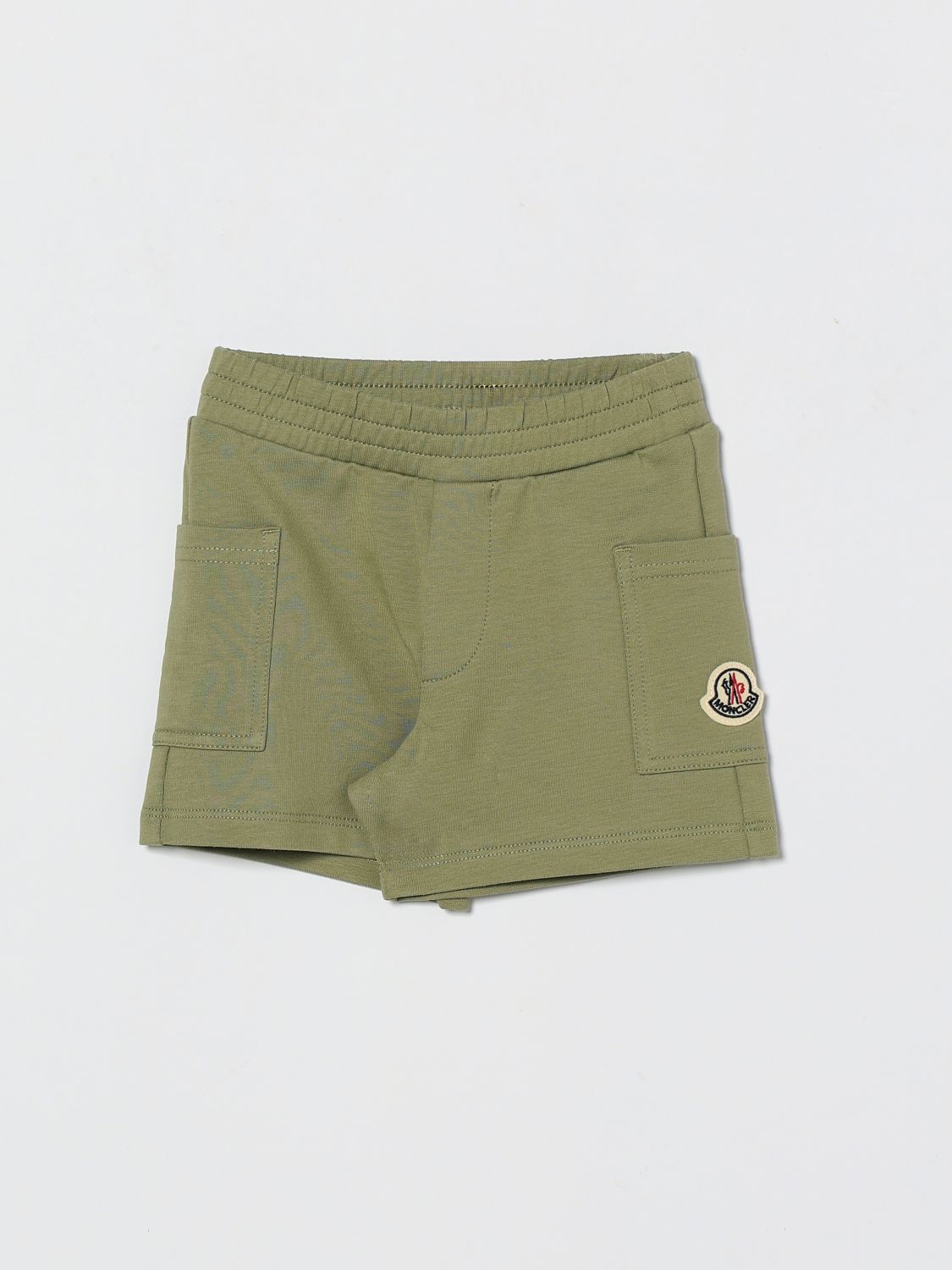 MONCLER MONCLER Cotton Jogging Shorts With Logo　MONCLER ロゴ入りコットン ジョギング ショーツ