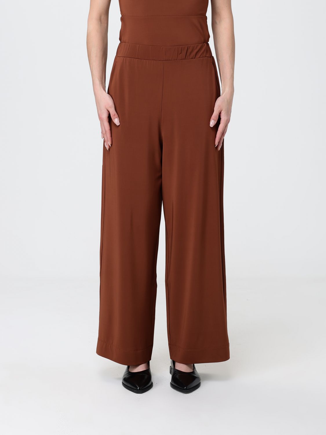 MAX MARA Pants Woman color Brown