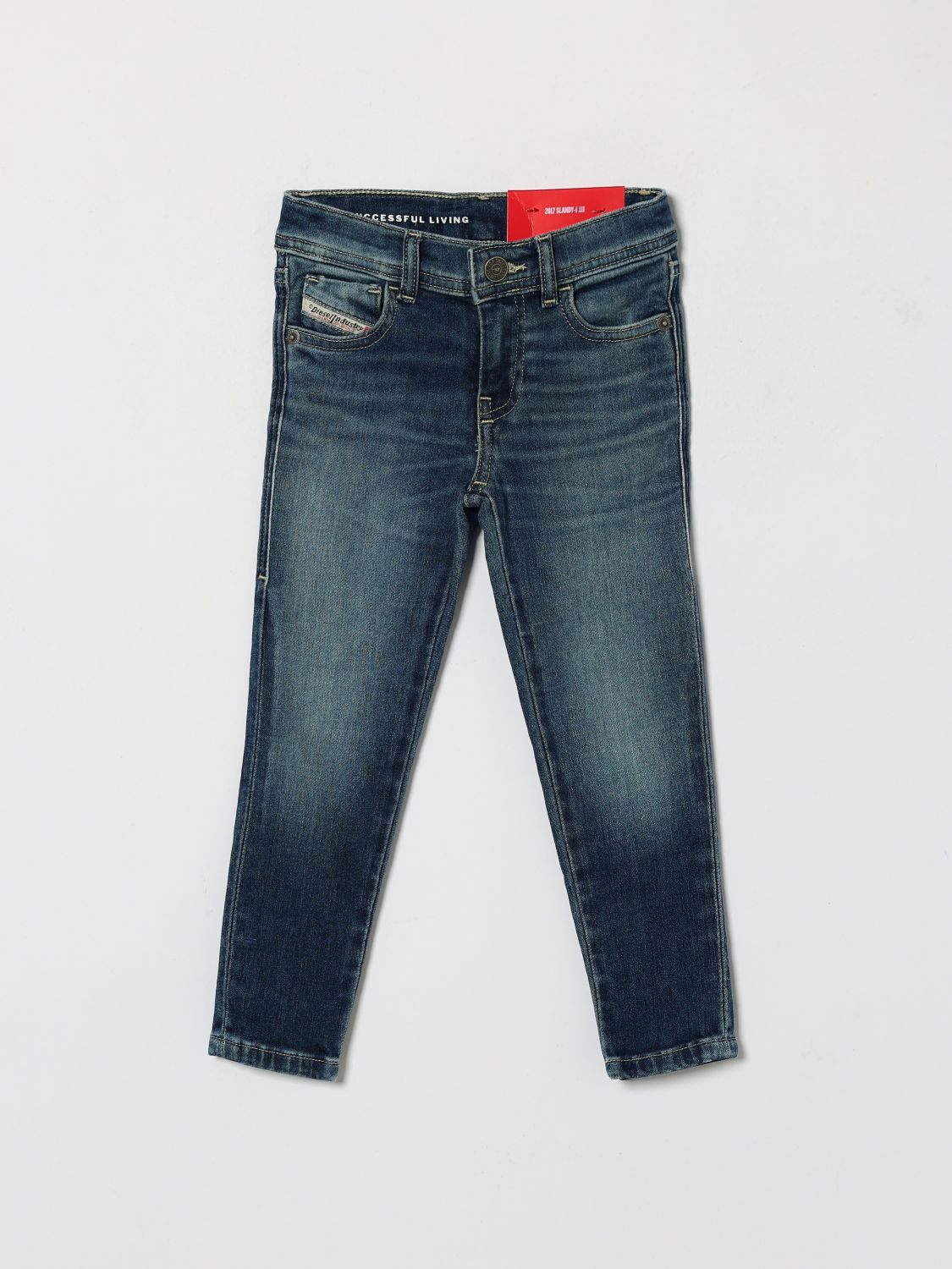 DIESEL Pants Kids color Denim
