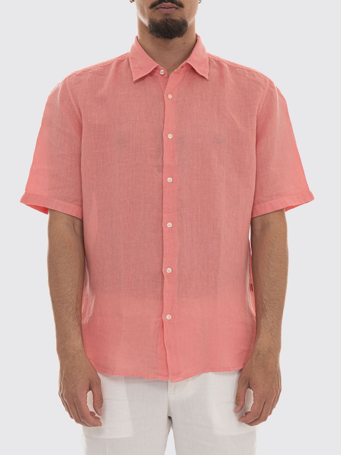 BOSS Camicia in misto lino