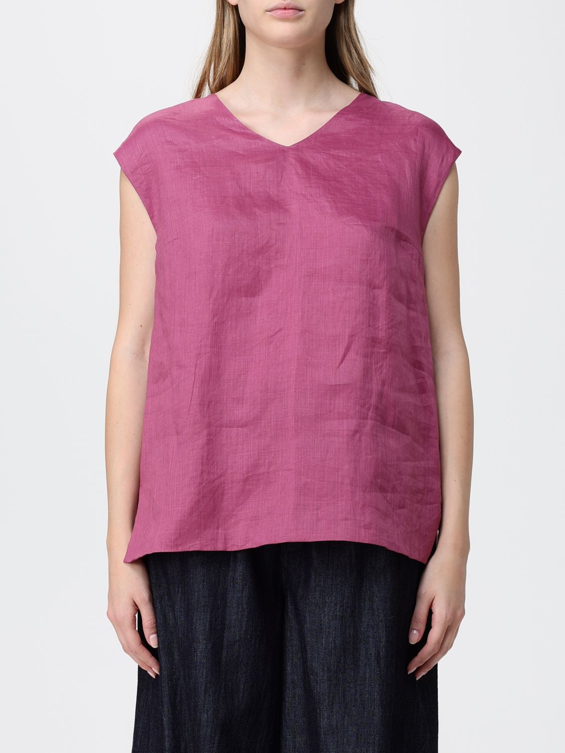 'S Max Mara Sleeveless Top with Tie Sashes　'S Max Mara タイサッシュ付きノースリーブ トップ 'S