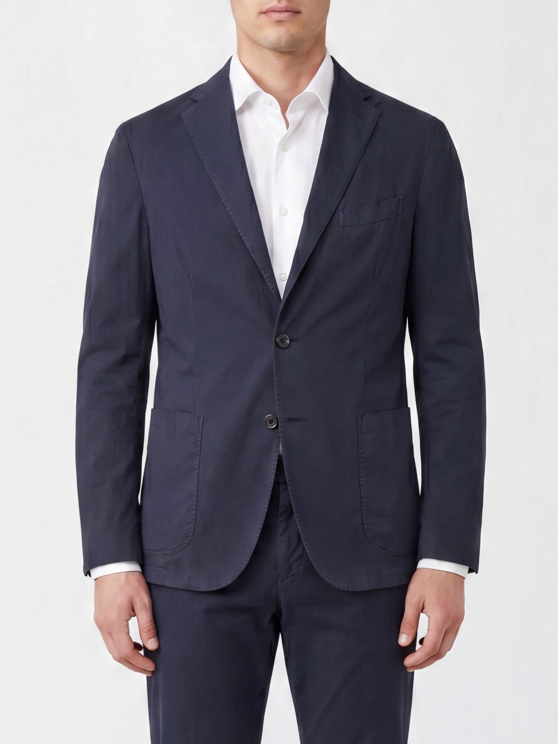 BOGLIOLI Blazer a monopetto in jersey