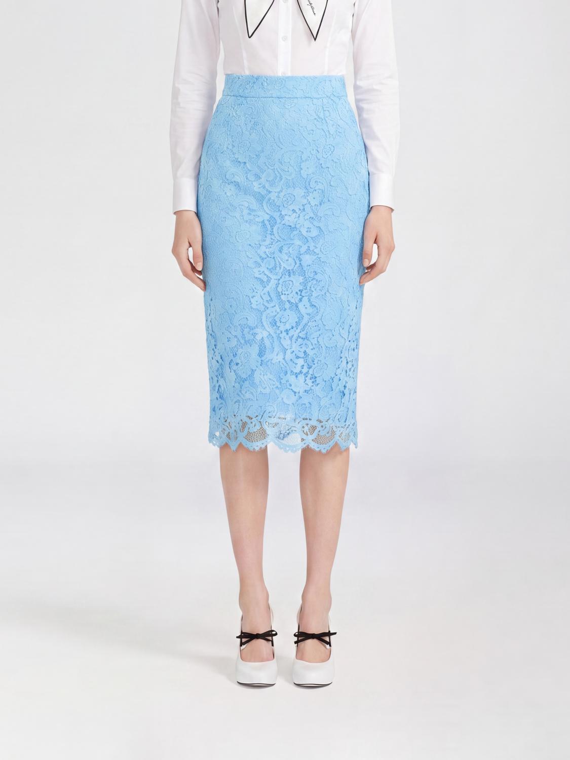 DOLCE & GABBANA Skirt Woman color Gnawed Blue