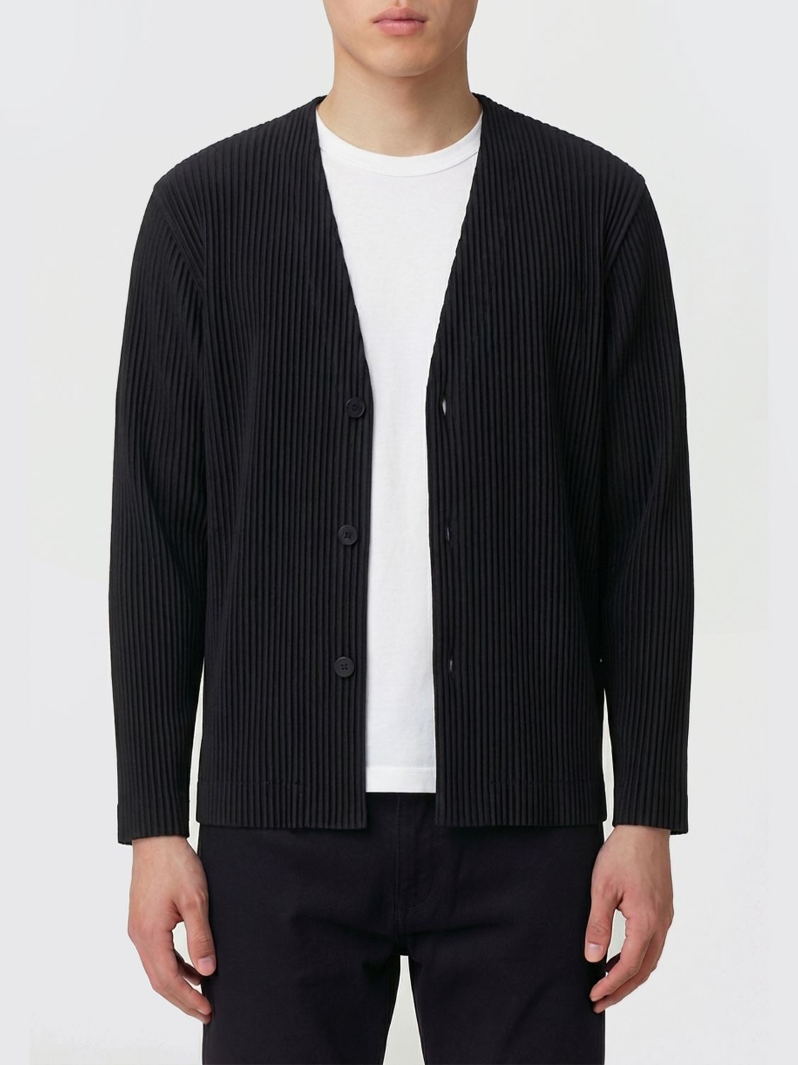 HOMME PLISSE' ISSEY MIYAKE Plissierter Cardigan