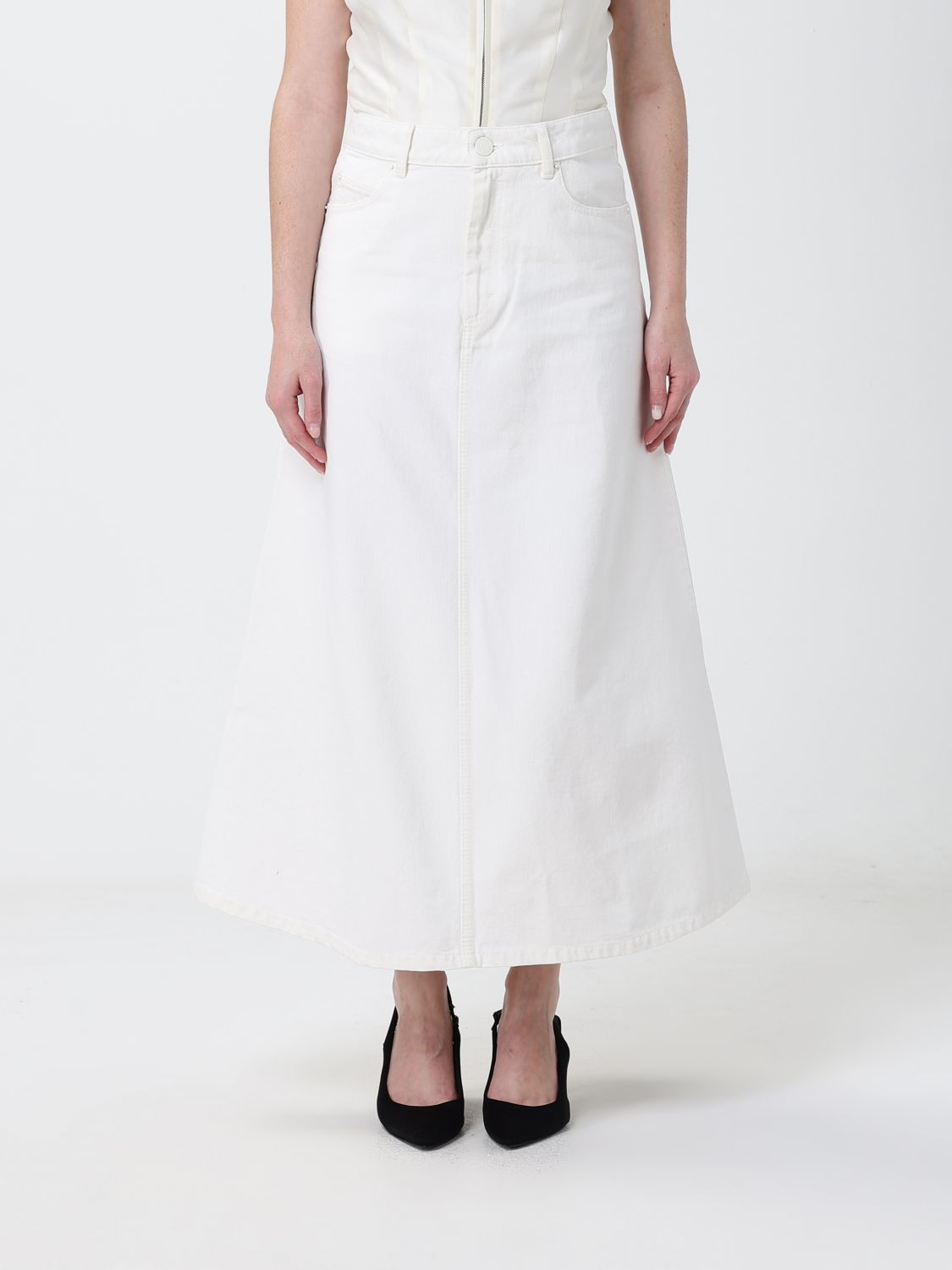 AMI PARIS Skirt Woman color Beige