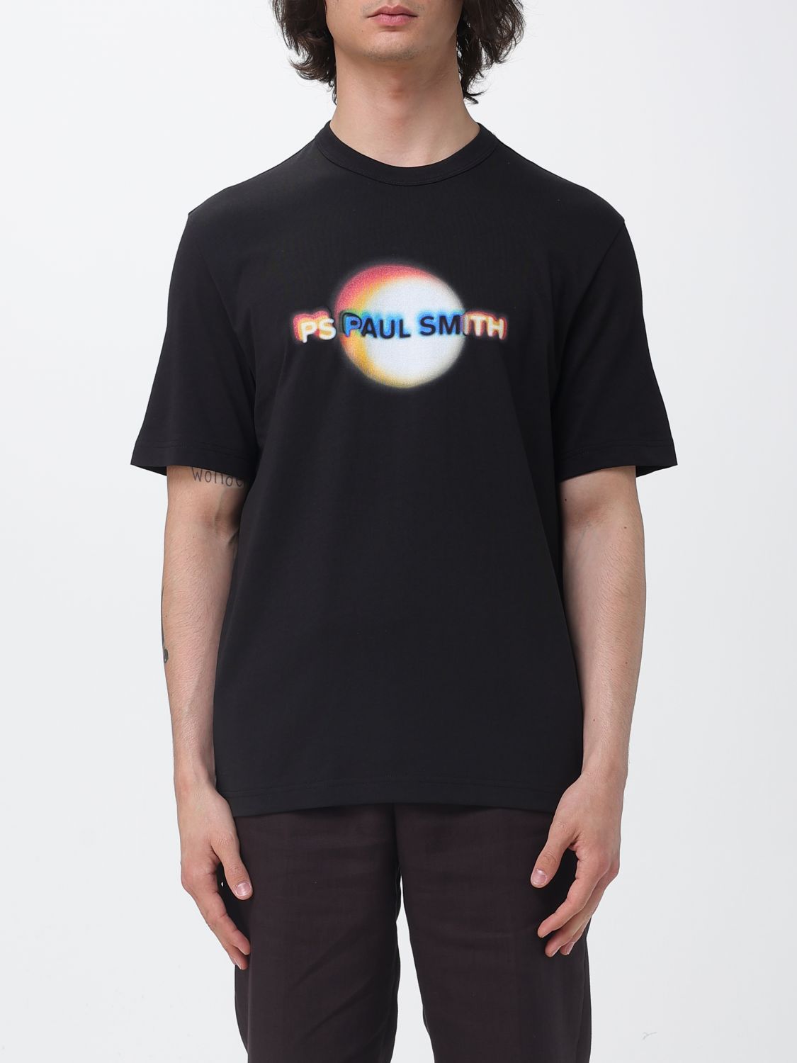 PAUL SMITH T-Shirt aus Bio-Baumwolle mit Logo