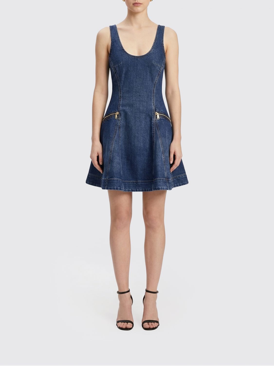 SELF-PORTRAIT Denim Dress　SELF-PORTRAIT デニムワンピース SELF-PORTRAIT