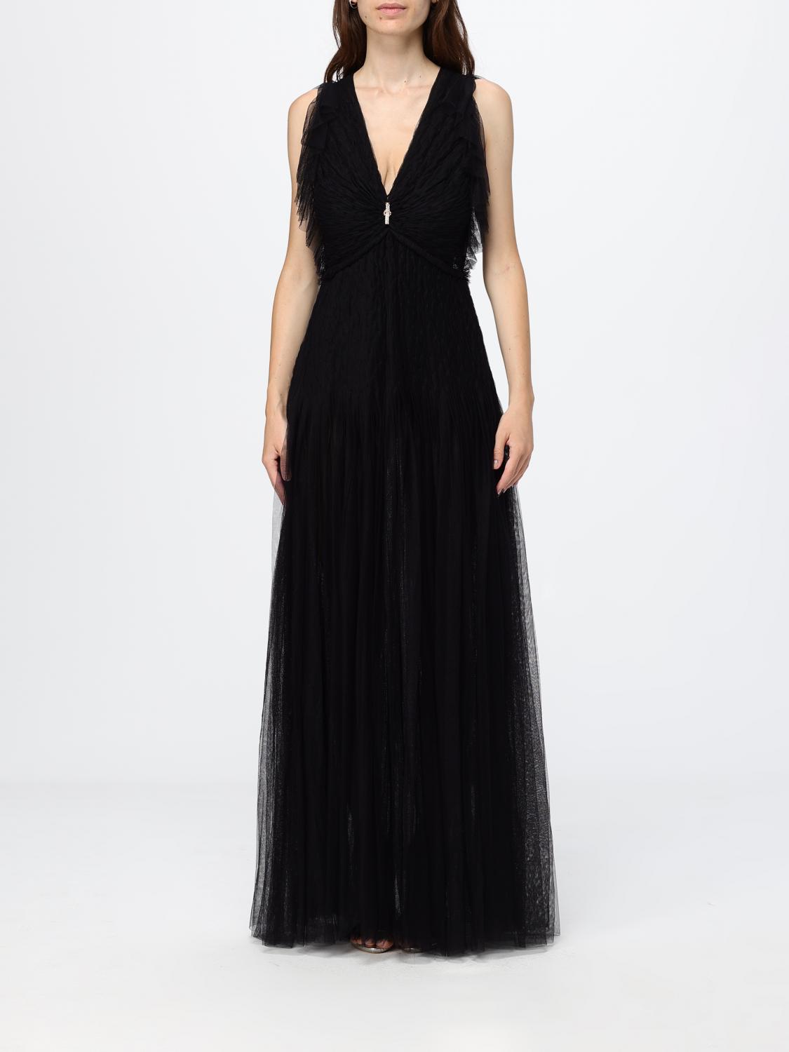 ELISABETTA FRANCHI Dress Woman color Black