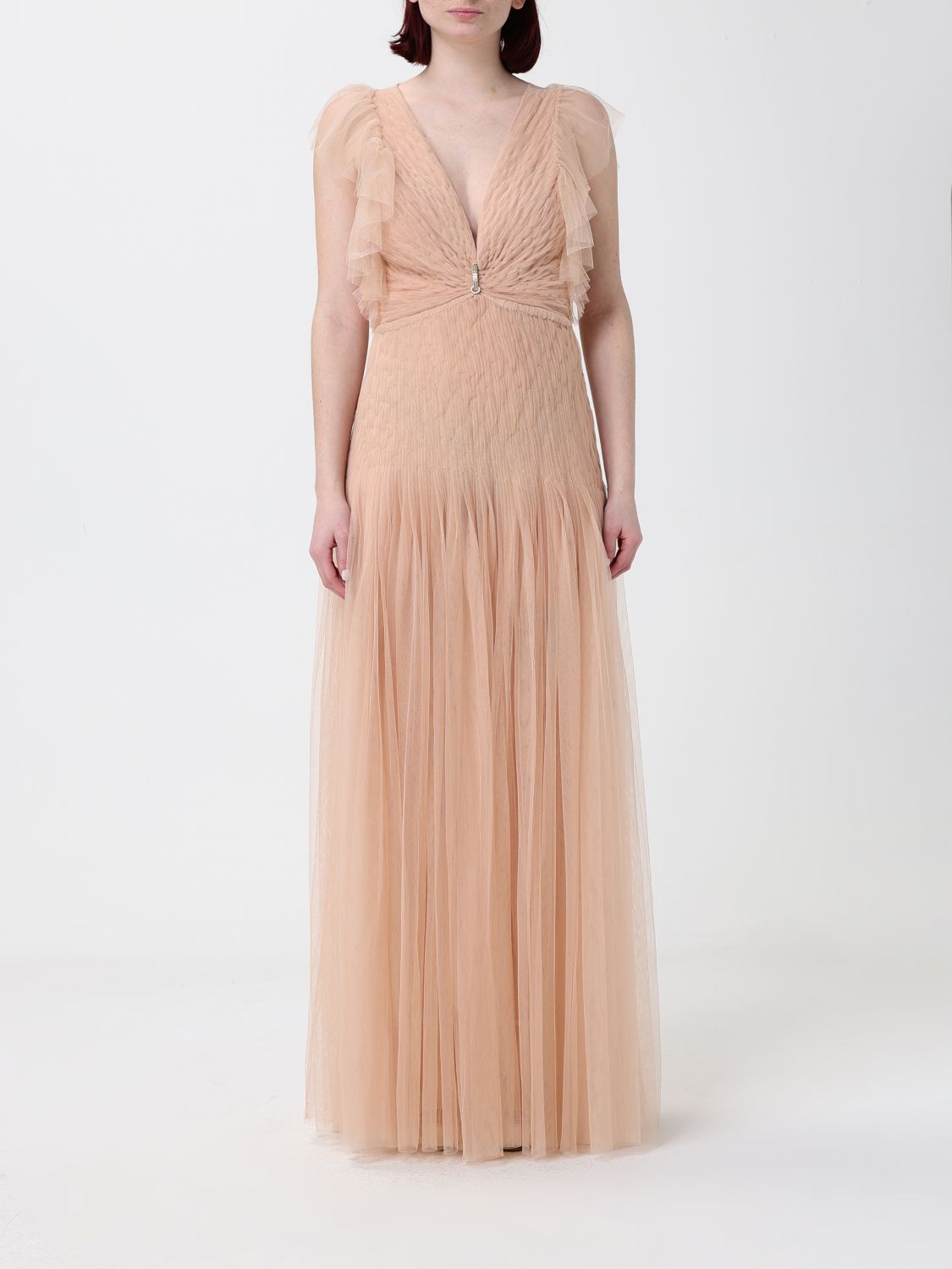 Elisabetta Franchi Long Tulle Dress
