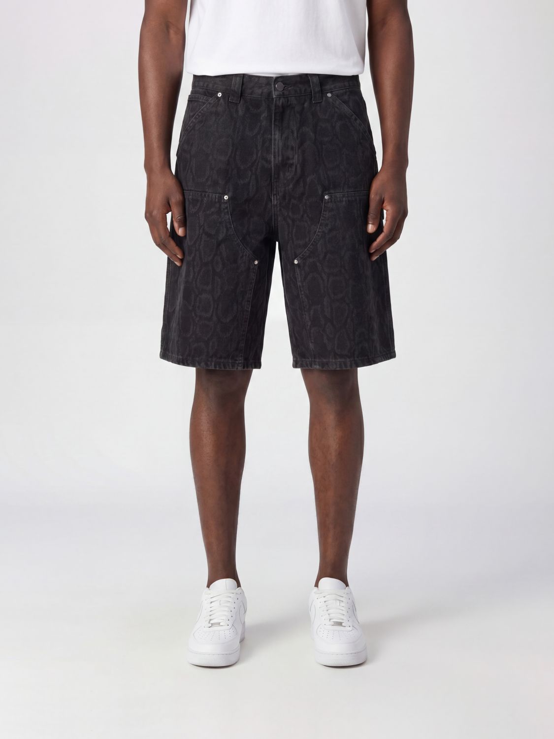 CARHARTT WIP Pantaloncini in denim di cotone
