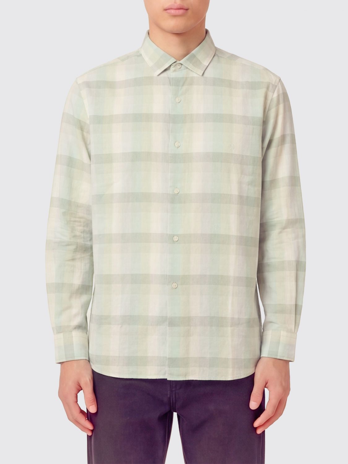 Nanamica Checked Cotton Blend Shirt