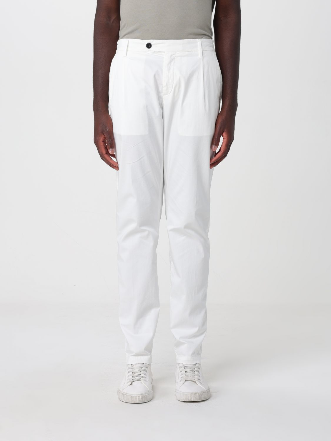 ELEVENTY Pantaloni slim fit in cotone stretch