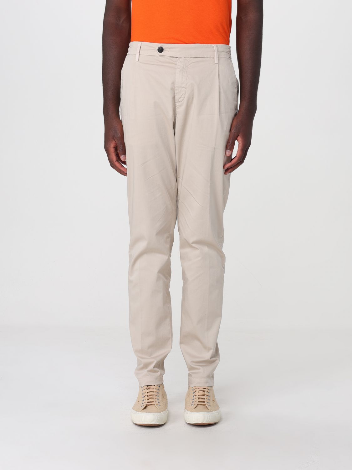 ELEVENTY Pantaloni slim fit in cotone stretch
