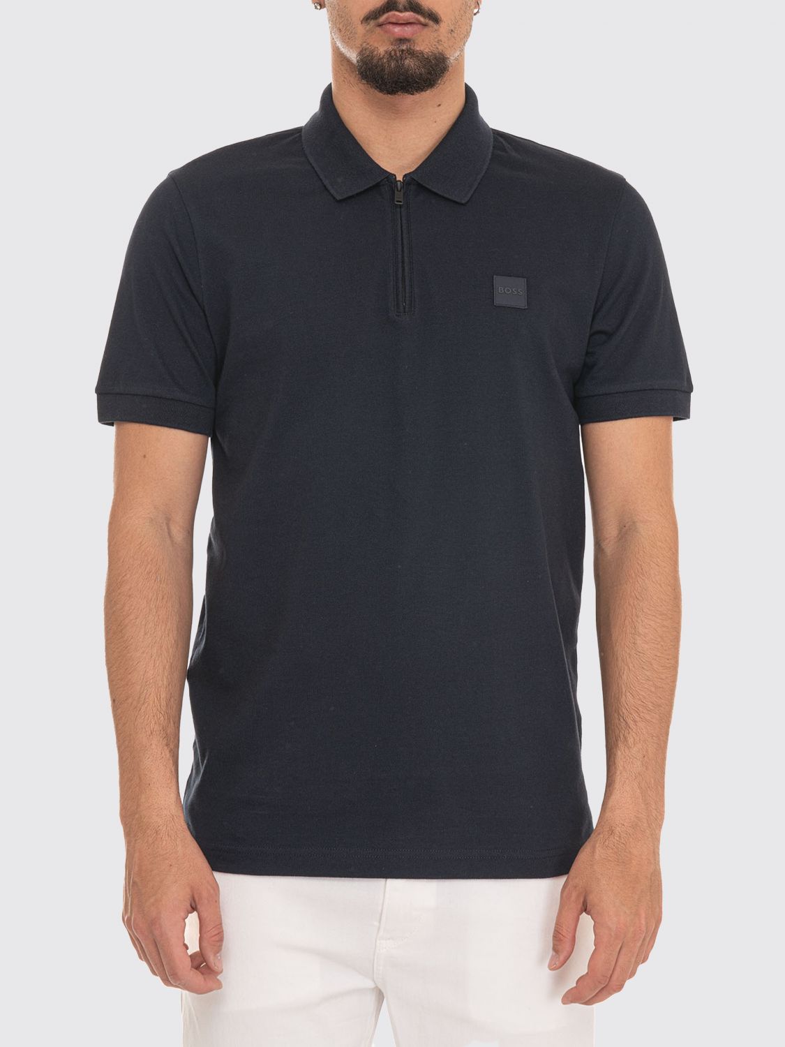BOSS Polo in cotone con logo