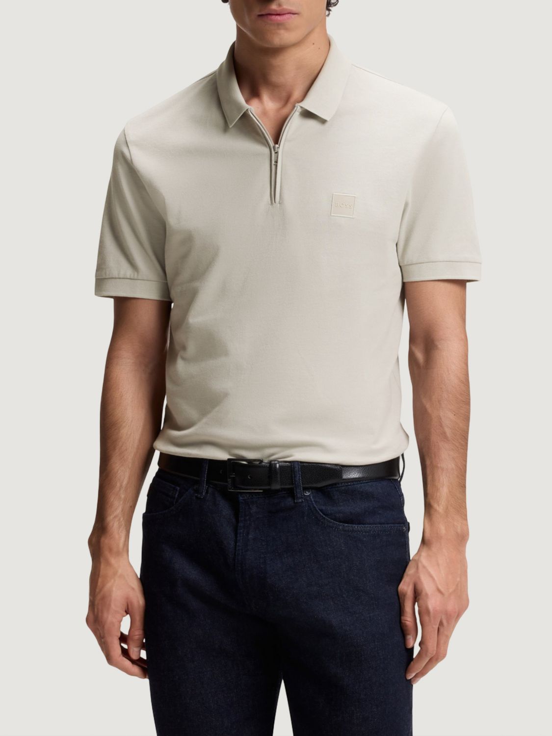BOSS Baumwoll-Poloshirt mit Logo