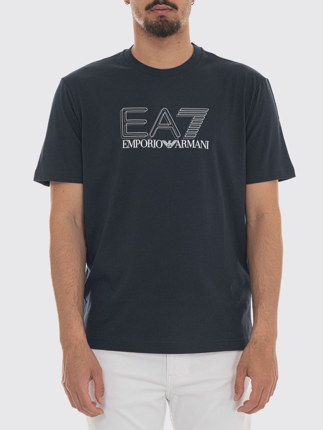 EA7 T-shirt in cotone con logo
