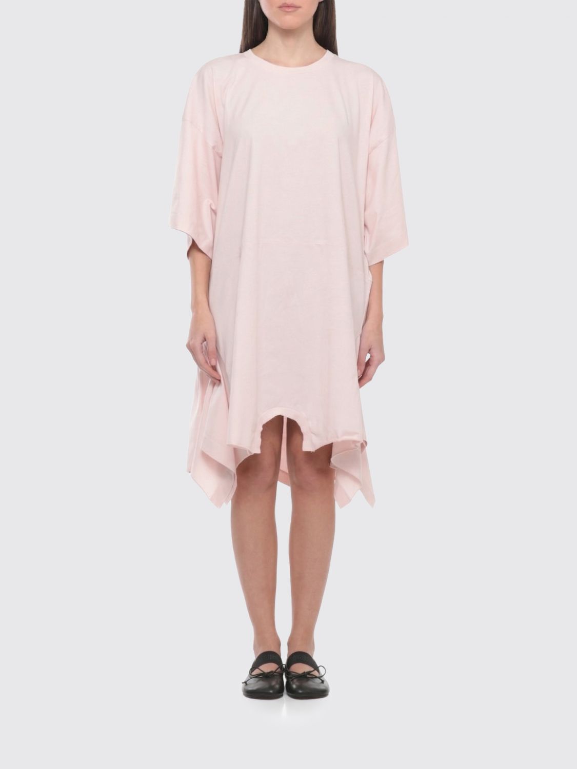MM6 MAISON MARGIELA Distressed Cotton T-shirt Dress　MM6 MAISON MARGIELA ダメージコットン Tシャツワンピース MM6