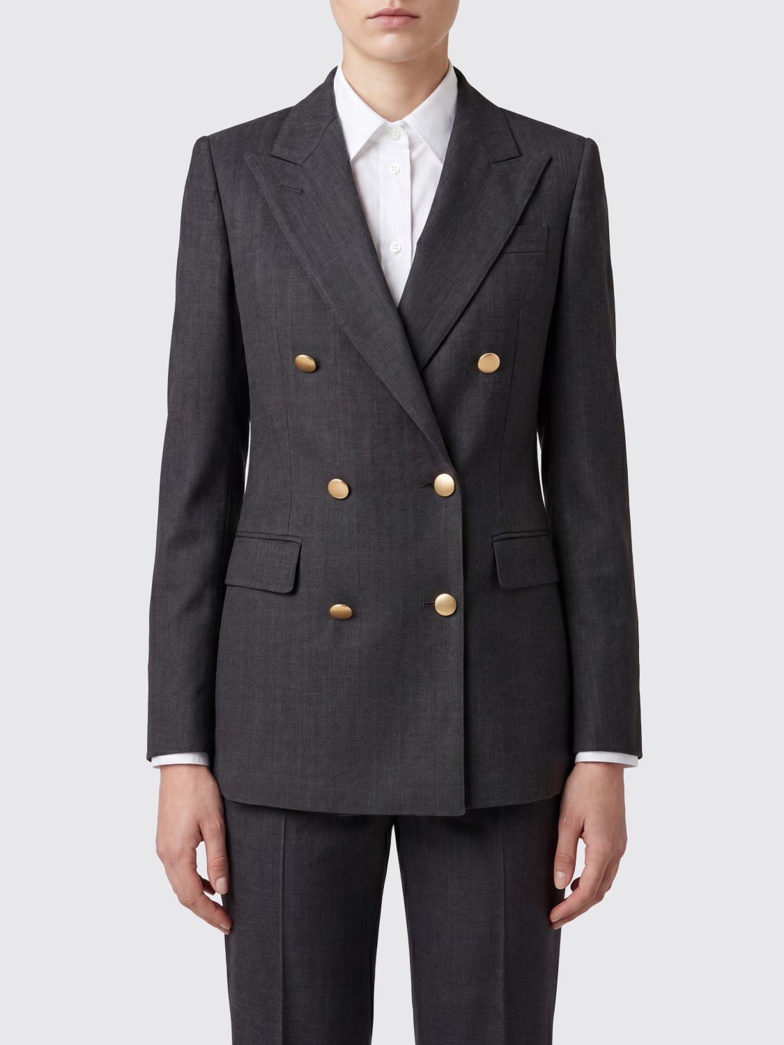 TAGLIATORE Double-breasted Viscose Blend Blazer